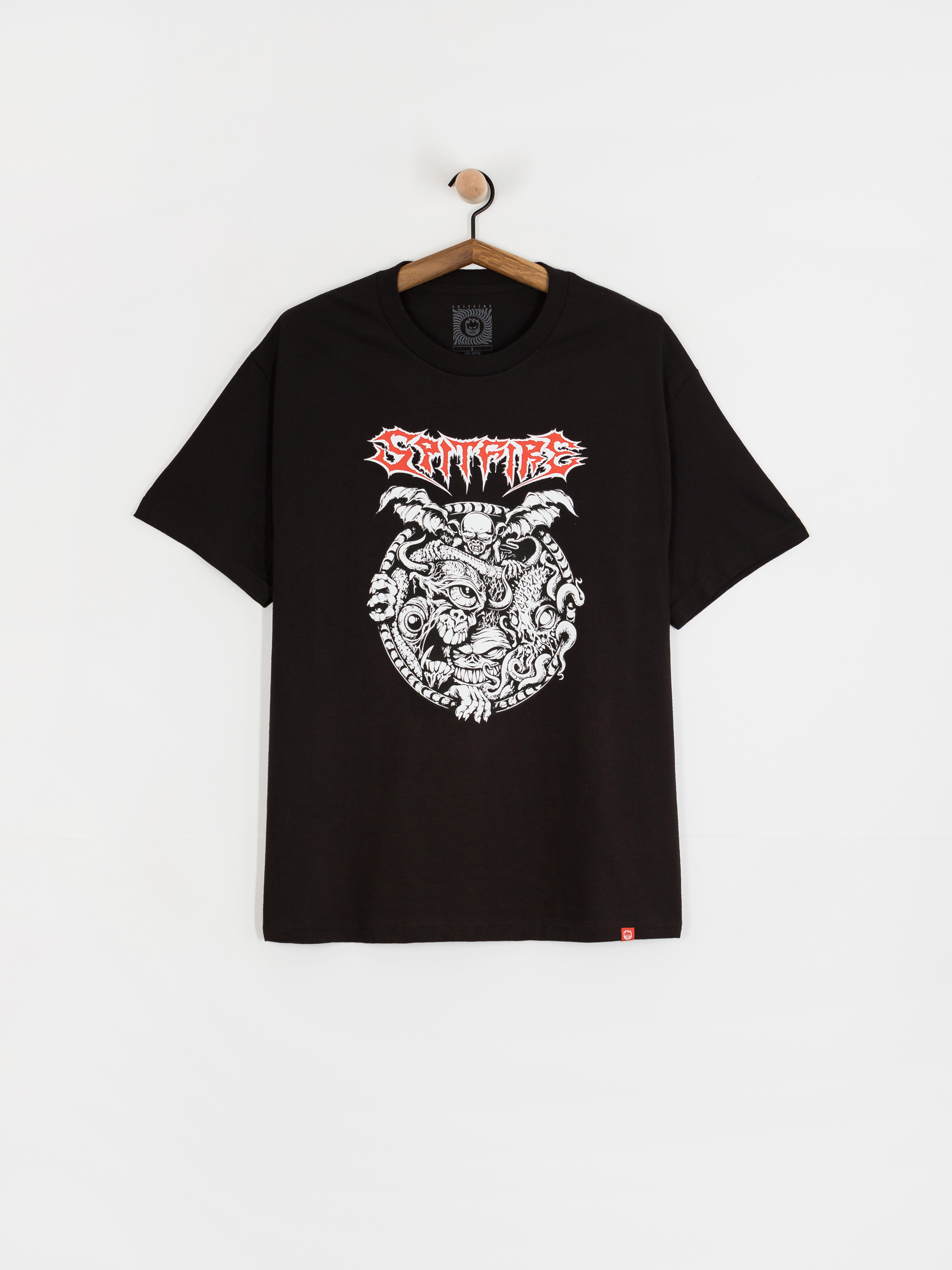 Футболка Spitfire Demon Gate (black w/red&white print)