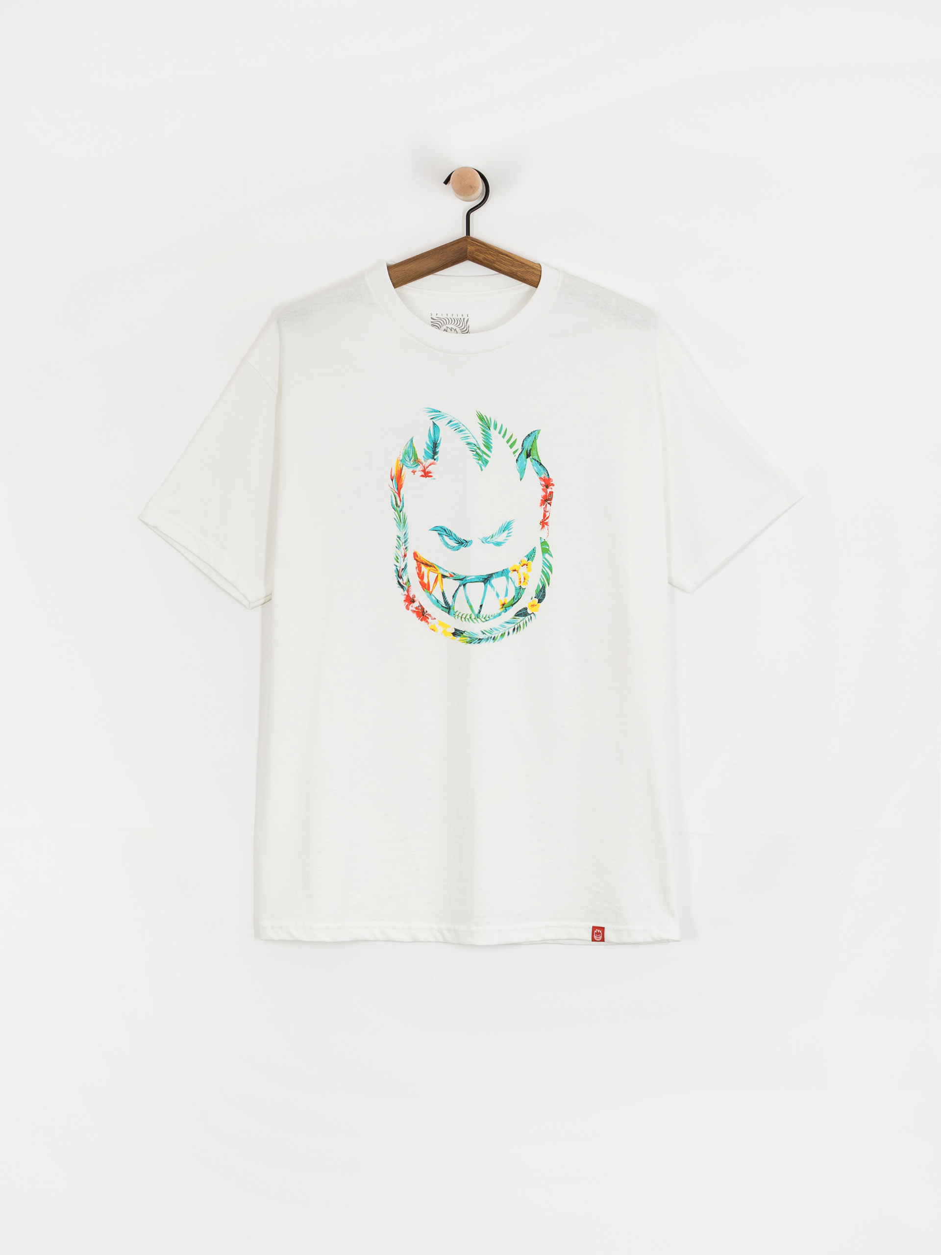 Футболка Spitfire Floral Bighead (white w/multi color print)
