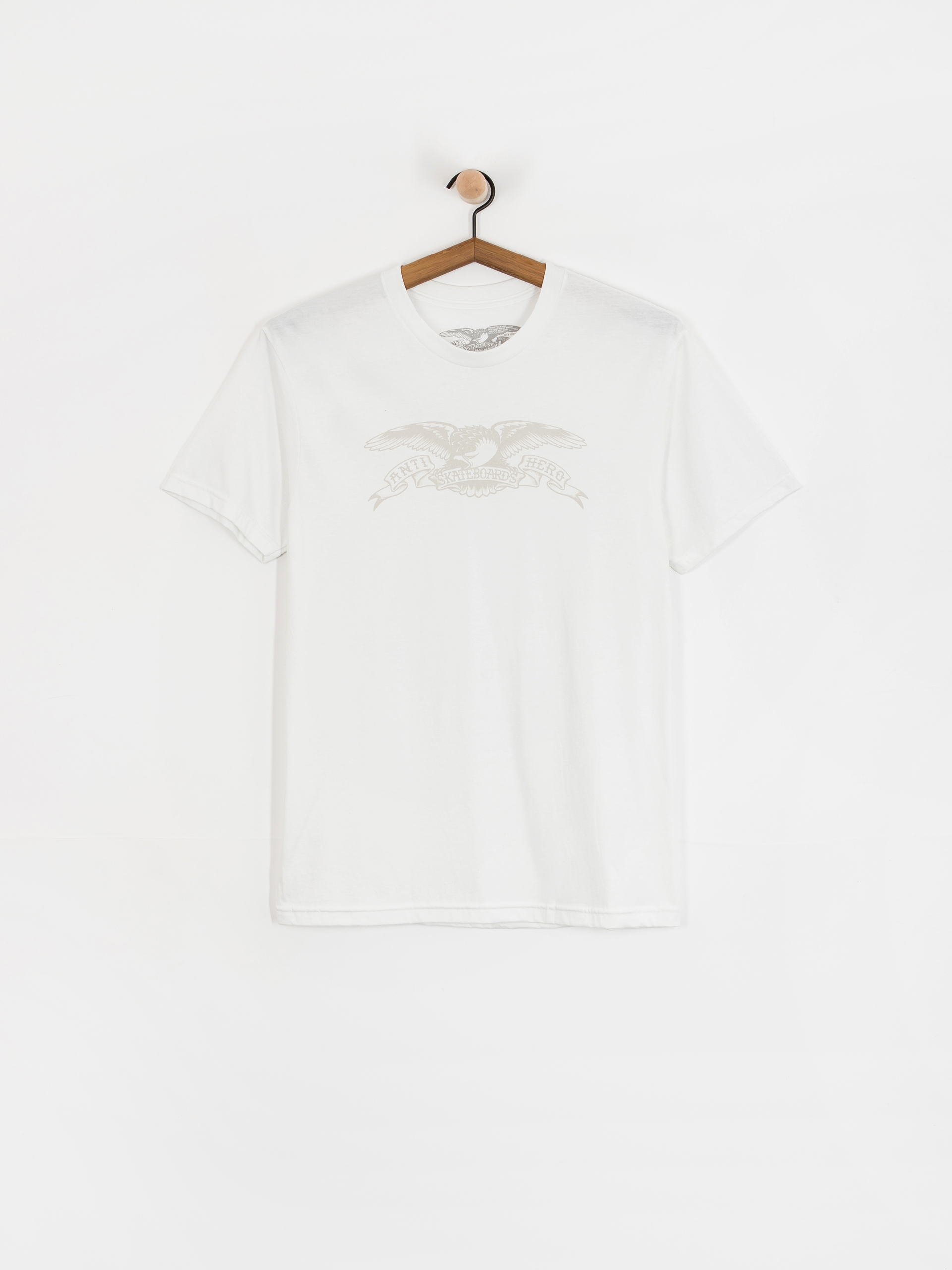 Футболка Antihero Basic Eagle (white w/grey print)