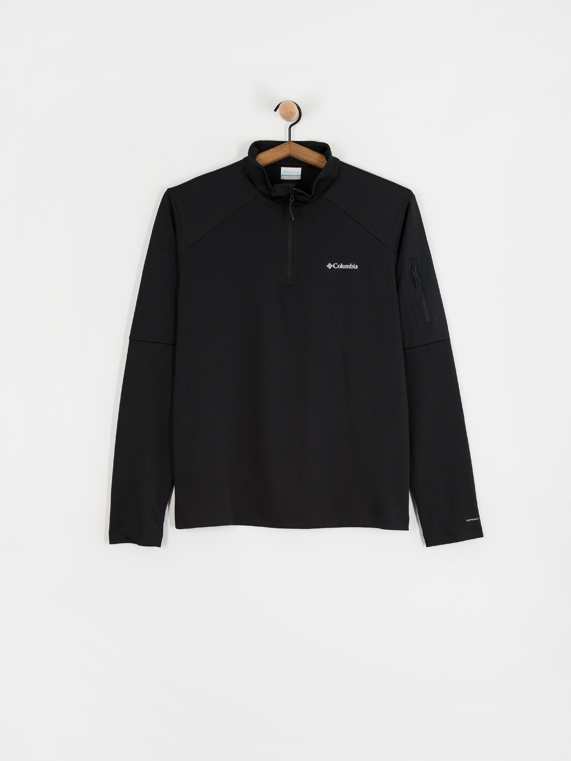 Чоловічий Флісовий светр Columbia Tech Knit 1/4 Zip (black)