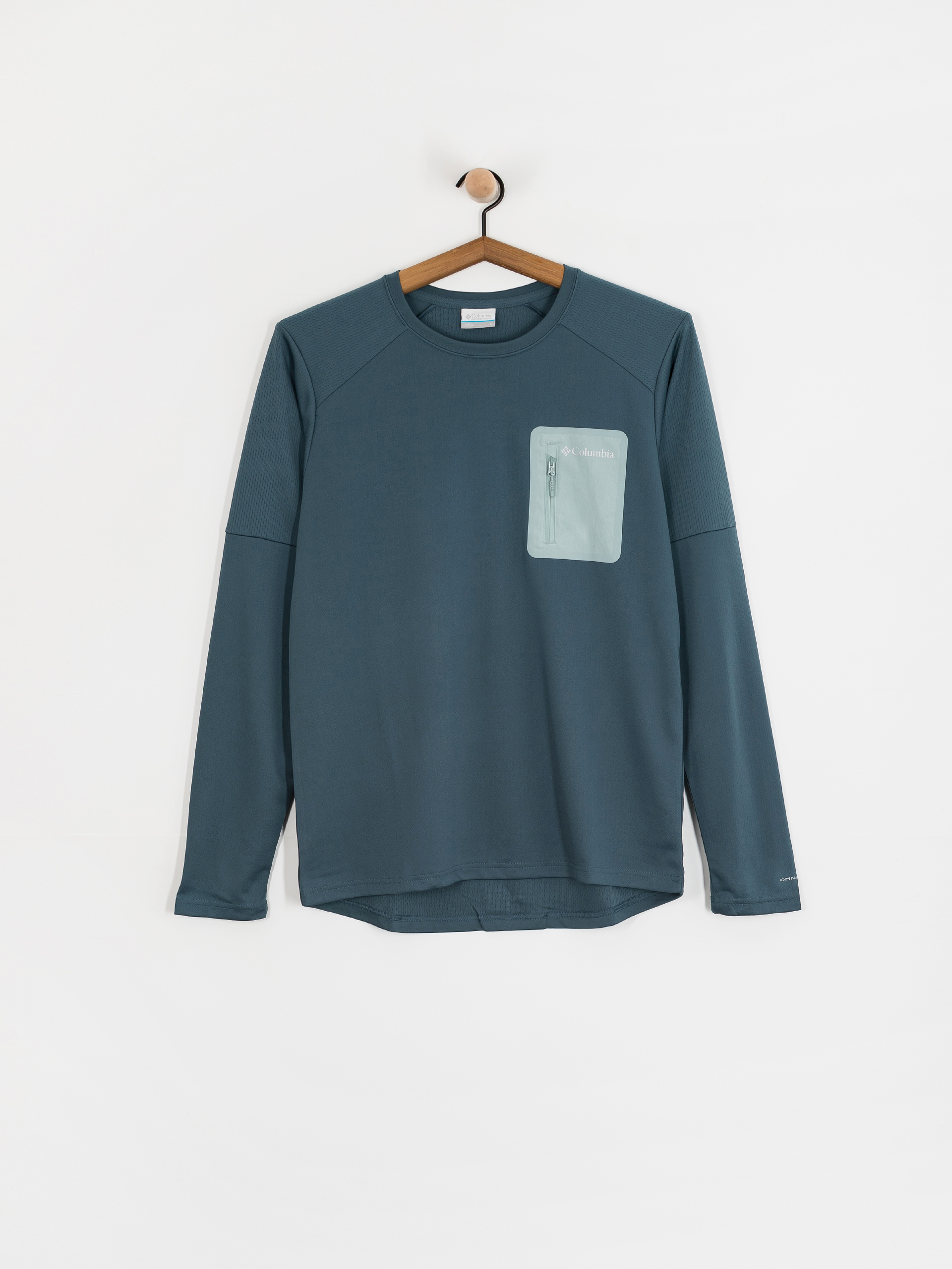 Лонгслів Columbia Tech Knit Crew (everblue/crush)