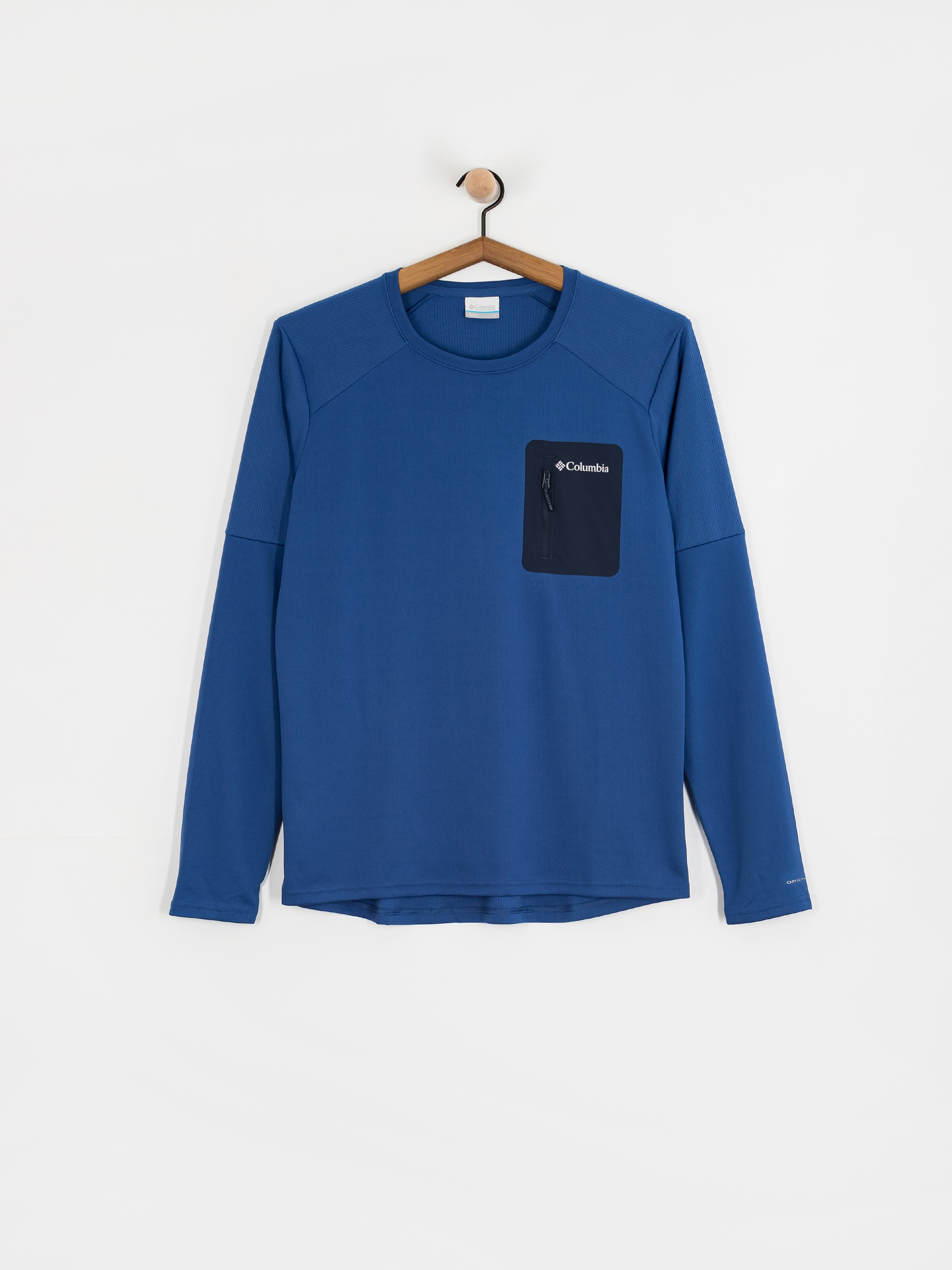 Лонгслів Columbia Tech Knit Crew (mtn blue/coll)