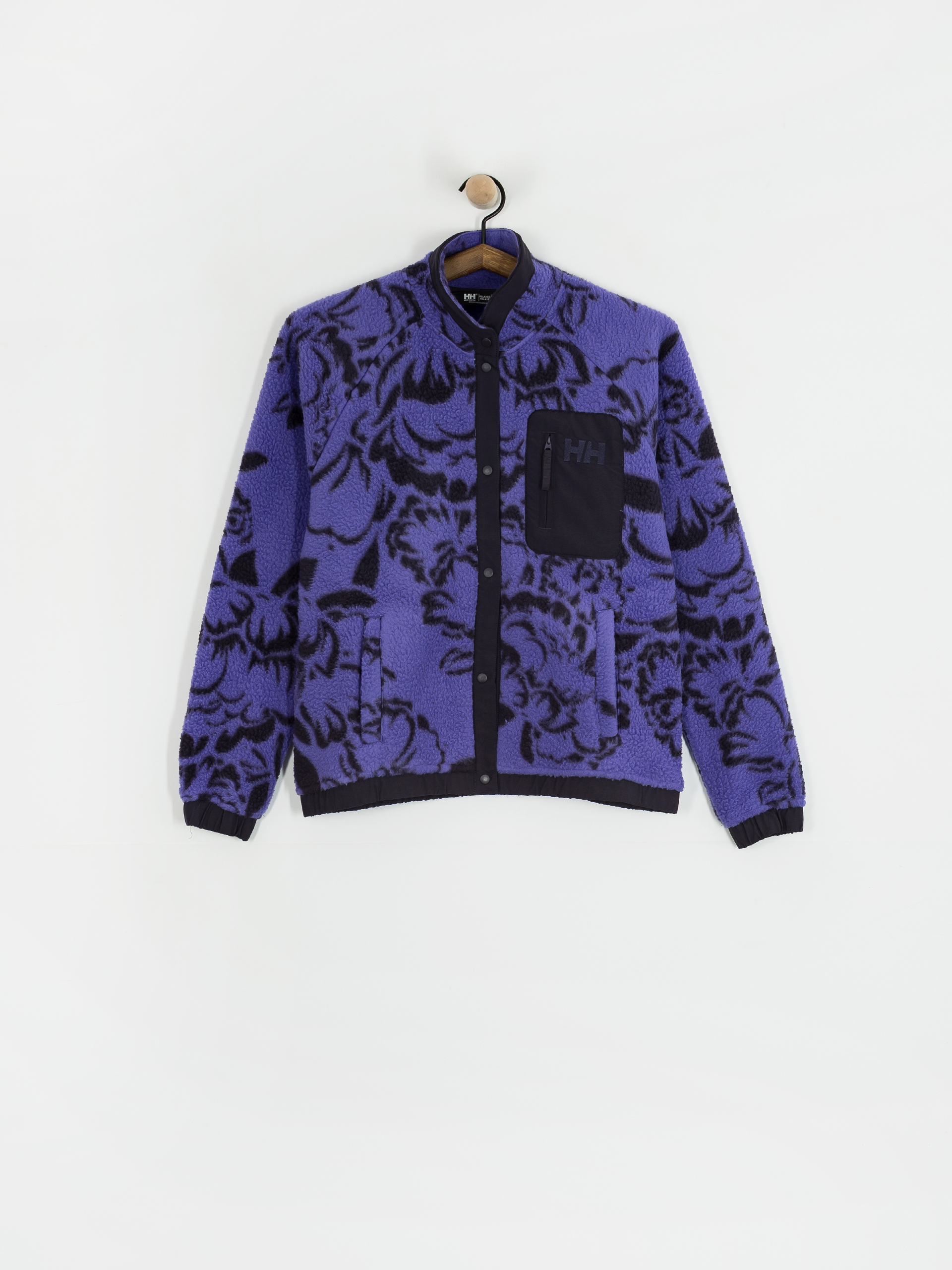 Флісовий светр Helly Hansen Imperial Printed Pile Snap Wmn (ultra violet peony aop)