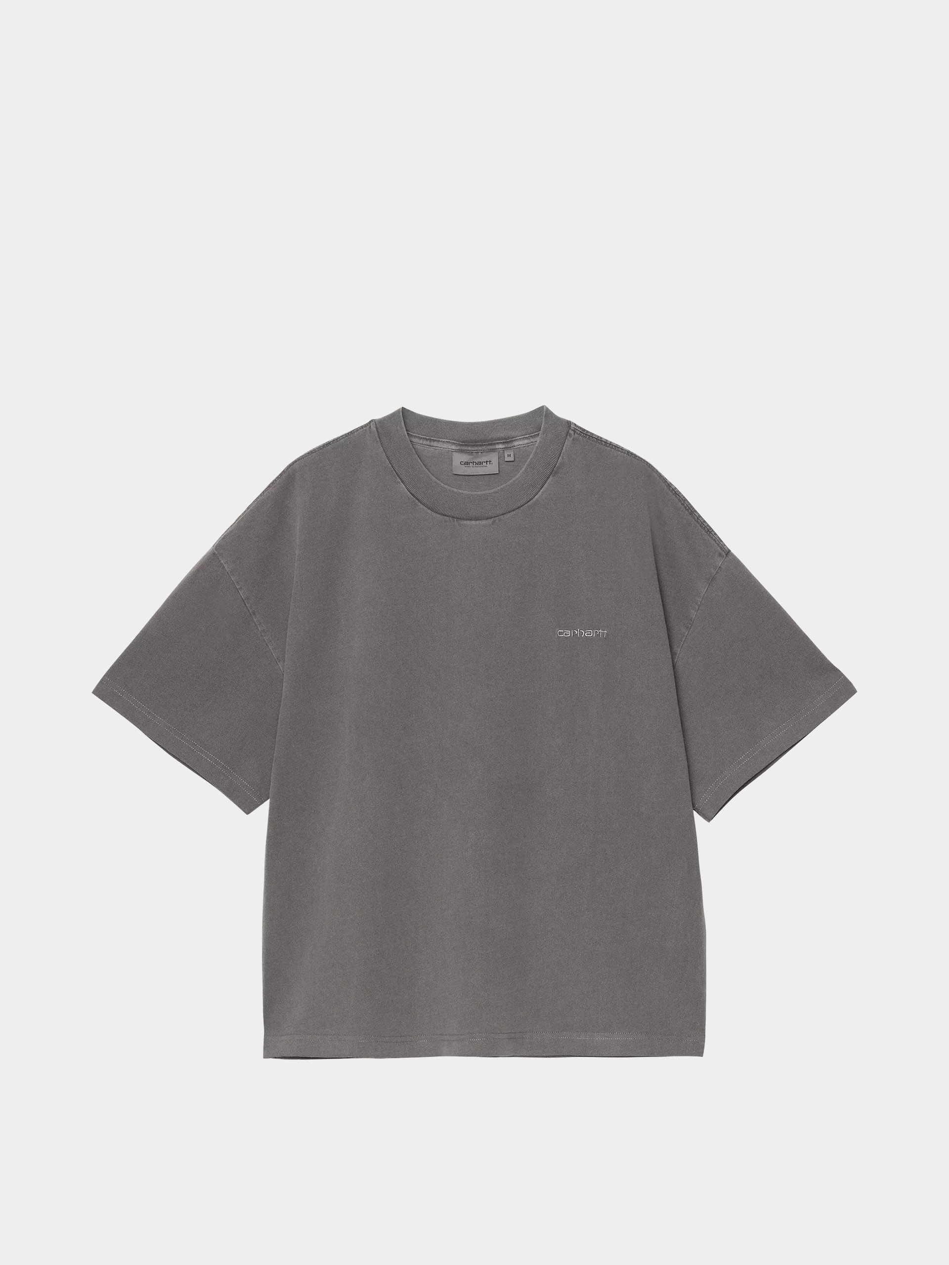 Футболка Carhartt WIP Benton (graphite/garment dyed)