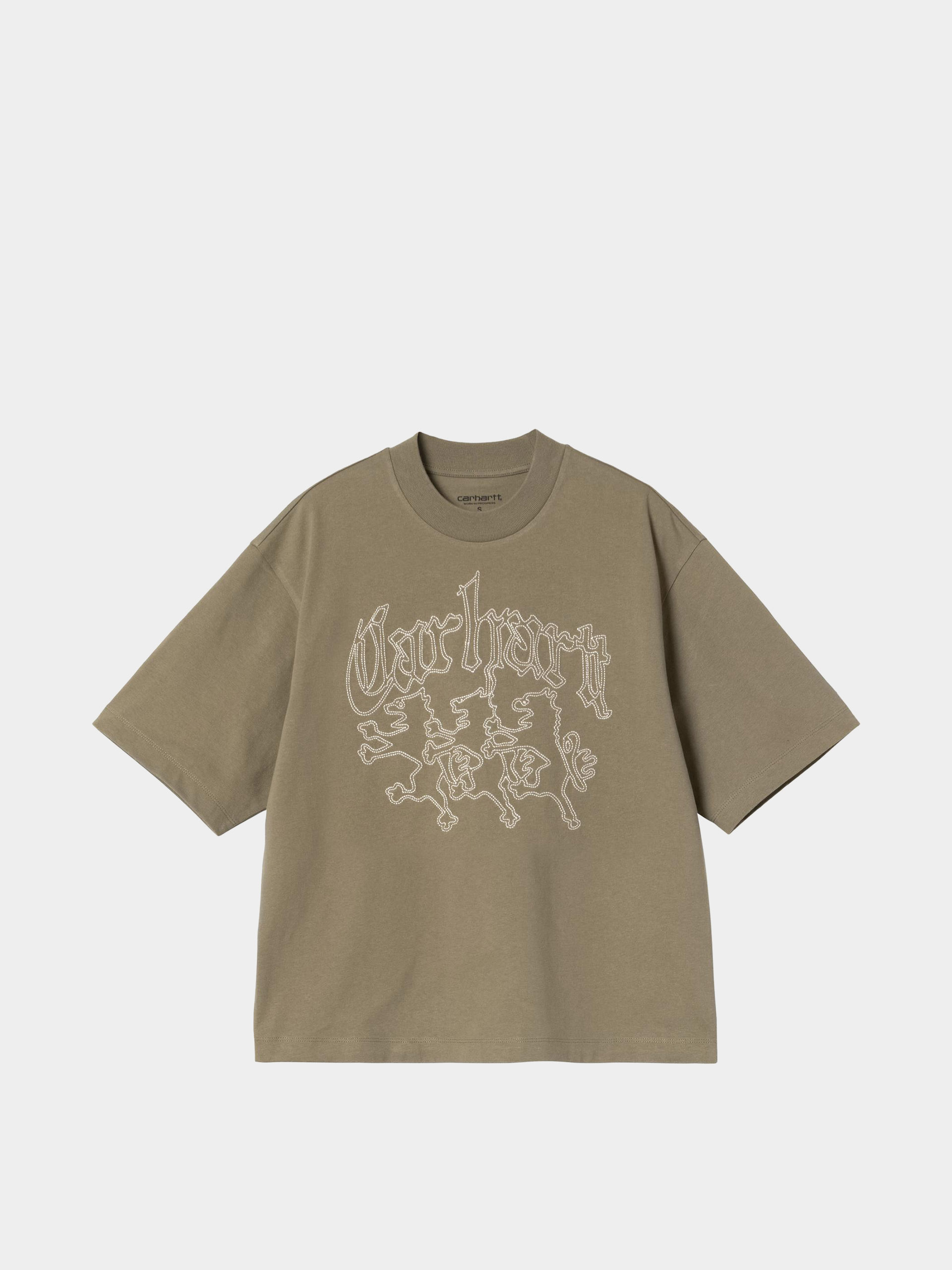 Футболка Carhartt WIP Hackwork Wmn (brass/salt)