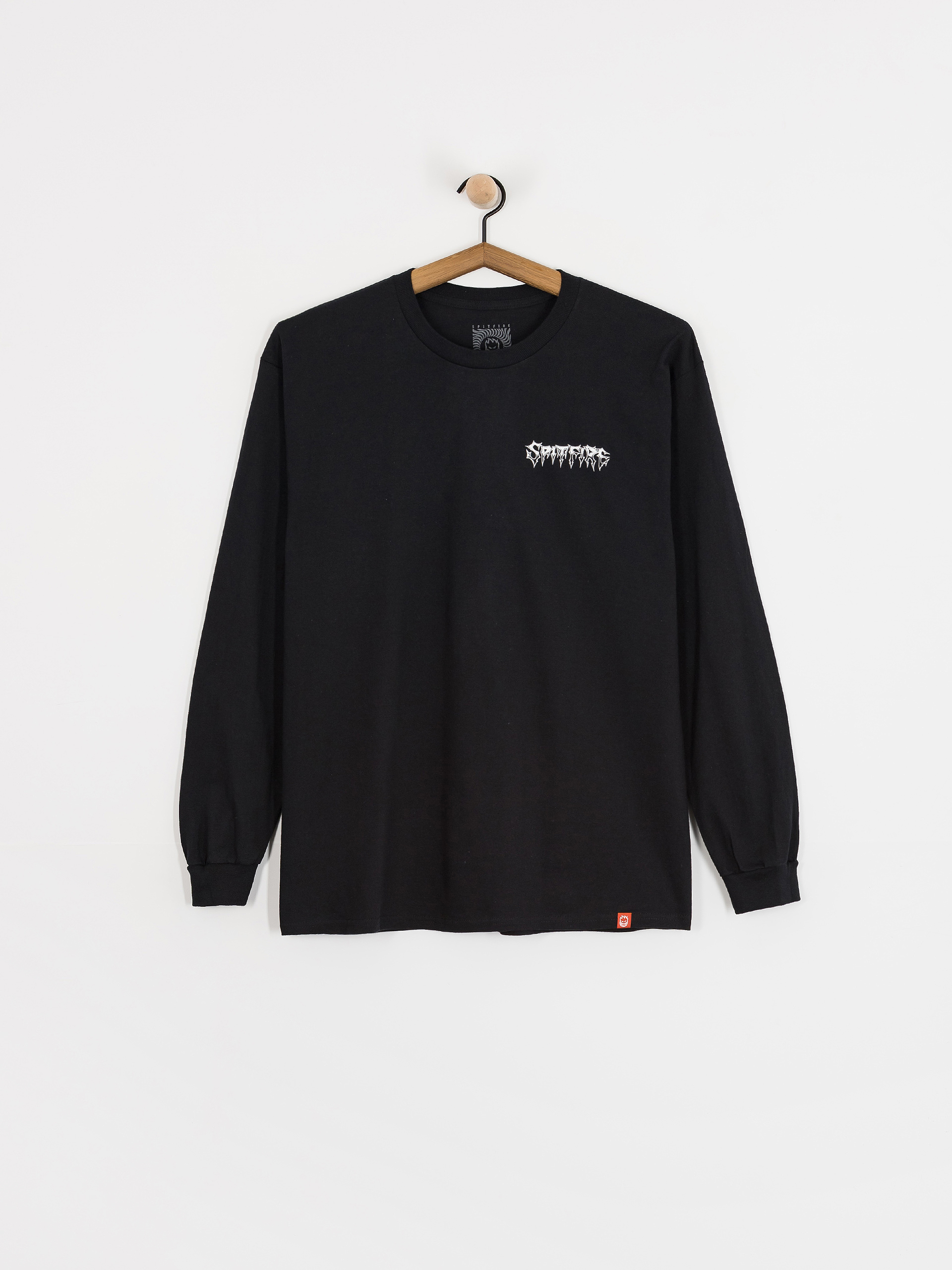 Лонгслів Spitfire Batwing Classic (black w/white prints)