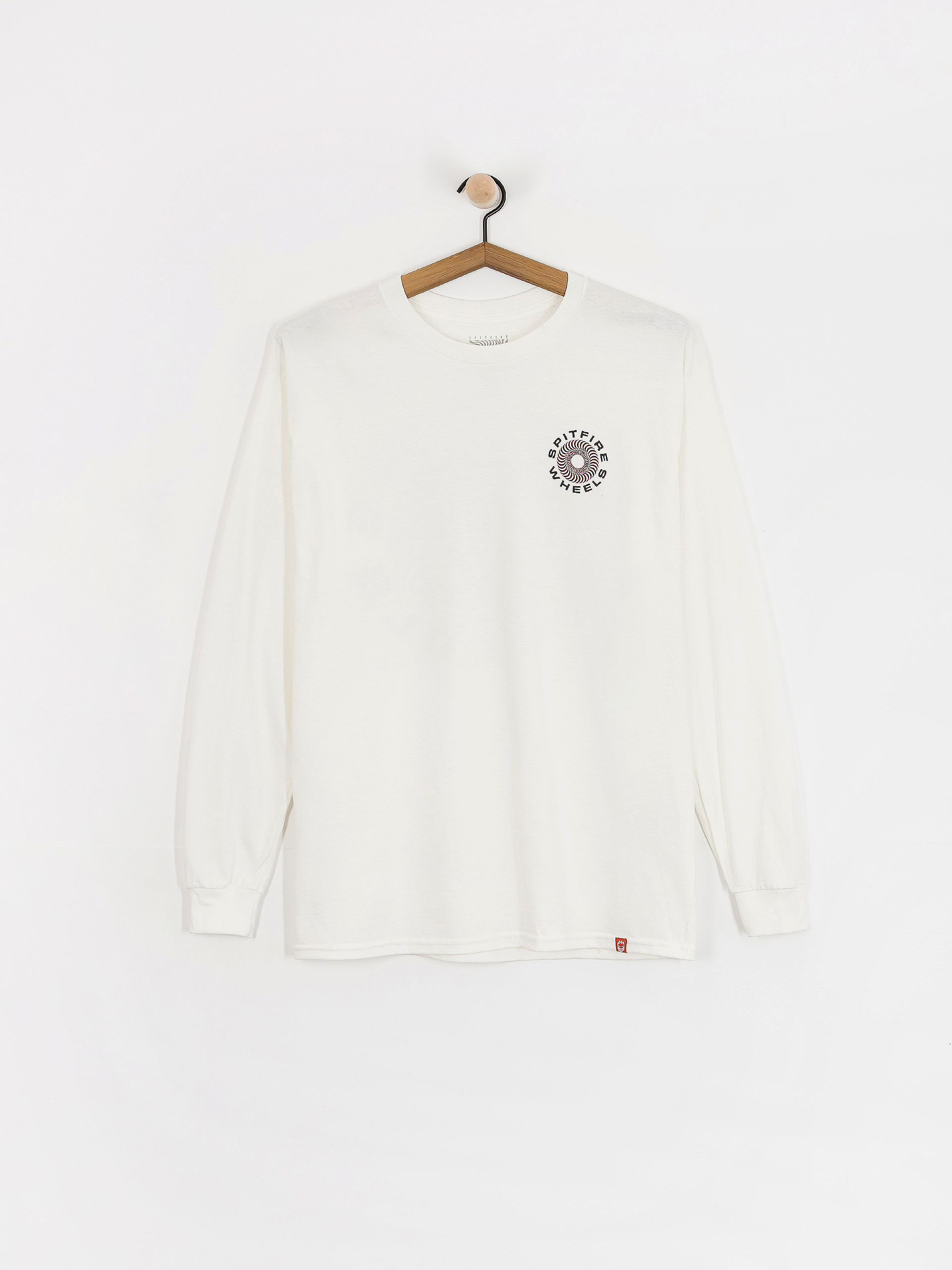 Лонгслів Spitfire Classic 87 Swirl Fade Fill (white w/red&black fade prints)