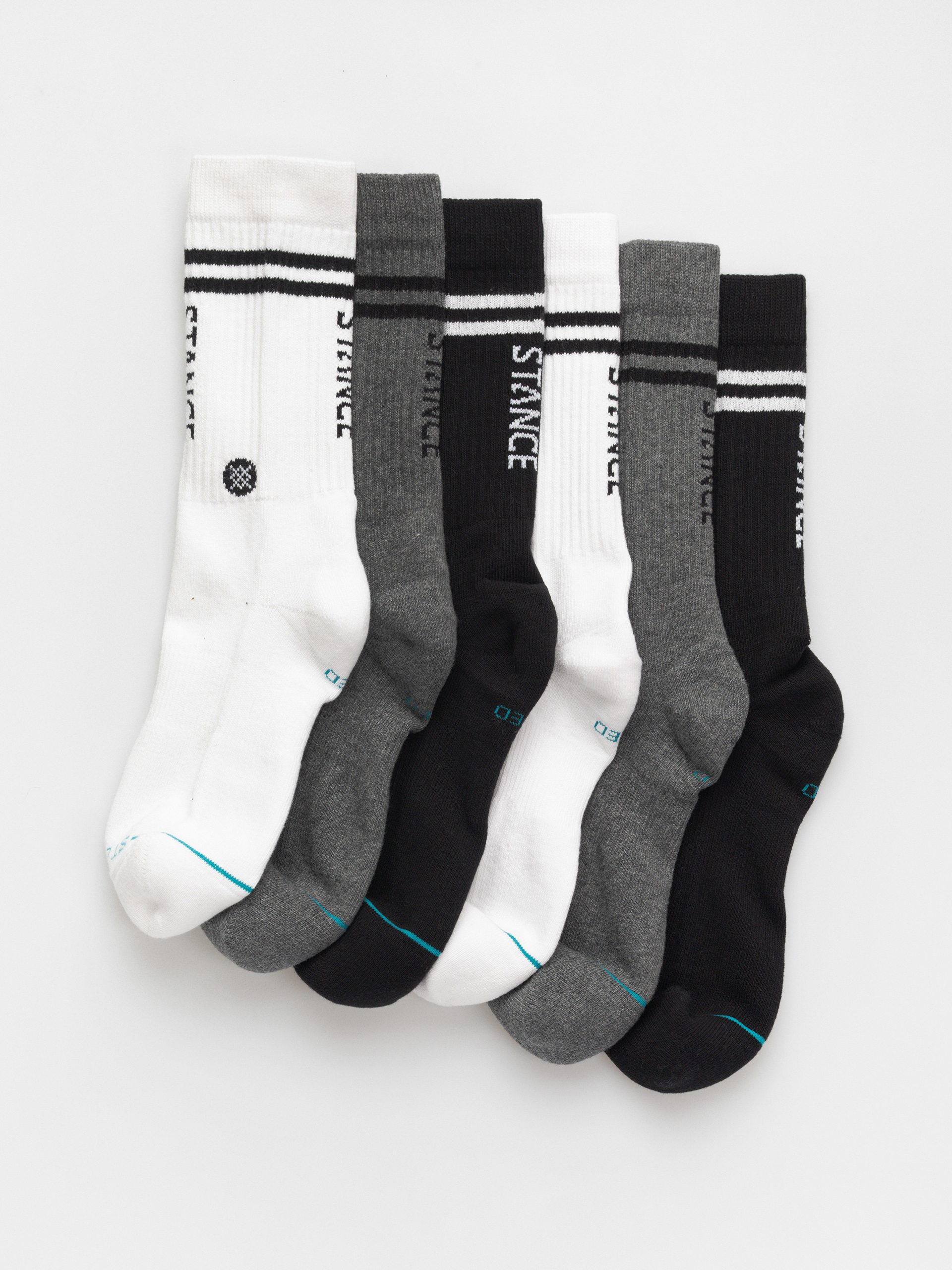  Шкарпетки Stance Core 6 Pack Crew (multi)