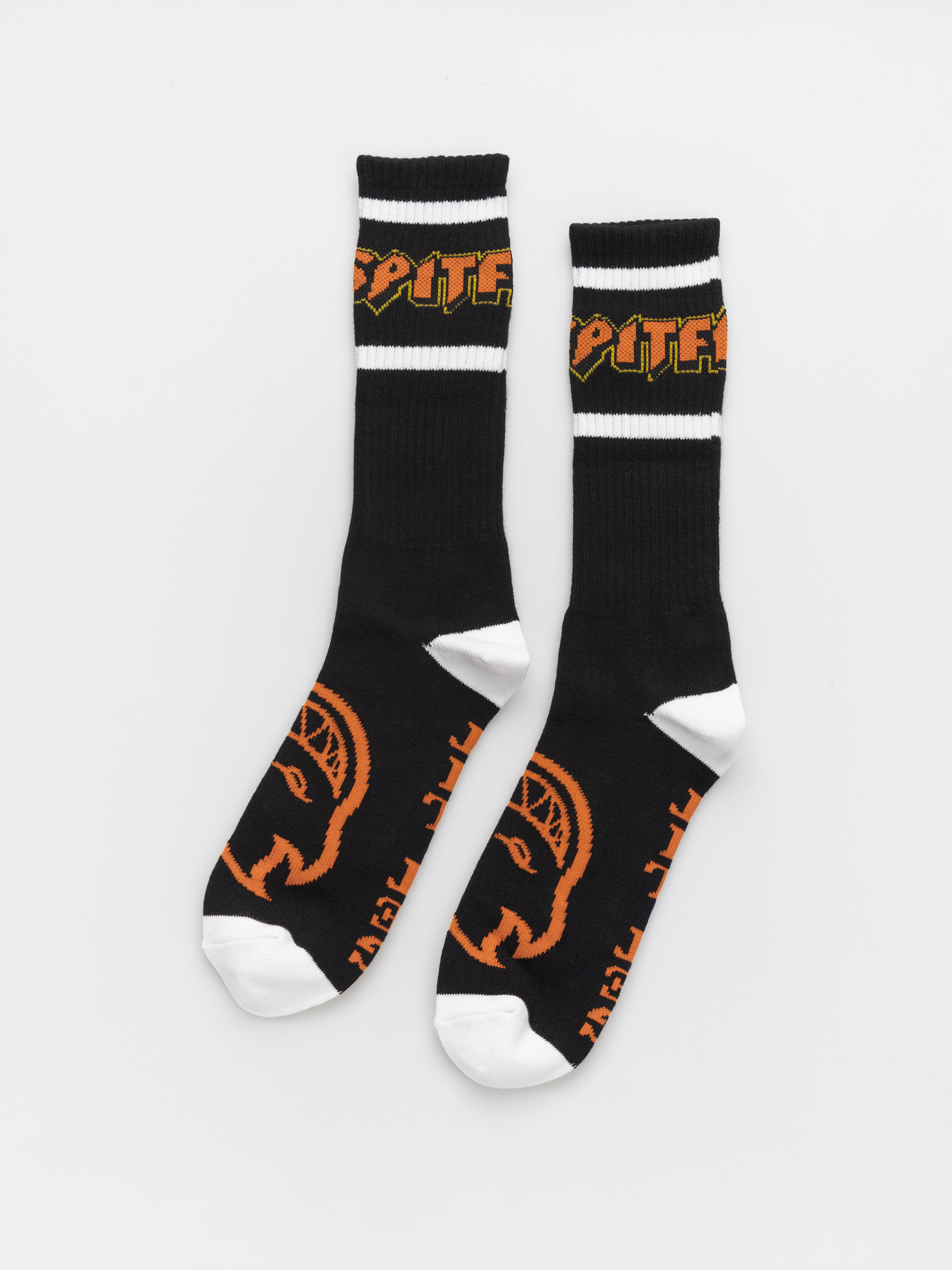  Шкарпетки Spitfire Hellfire Script (black/white/orange)