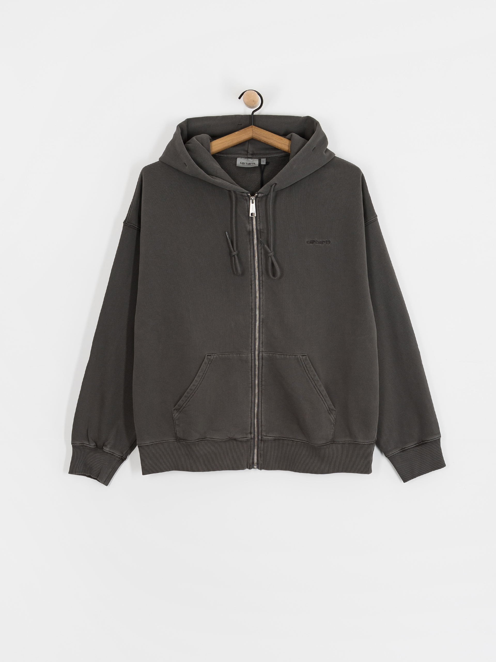 Худі Carhartt WIP Benton ZHD (graphite/garment dyed)