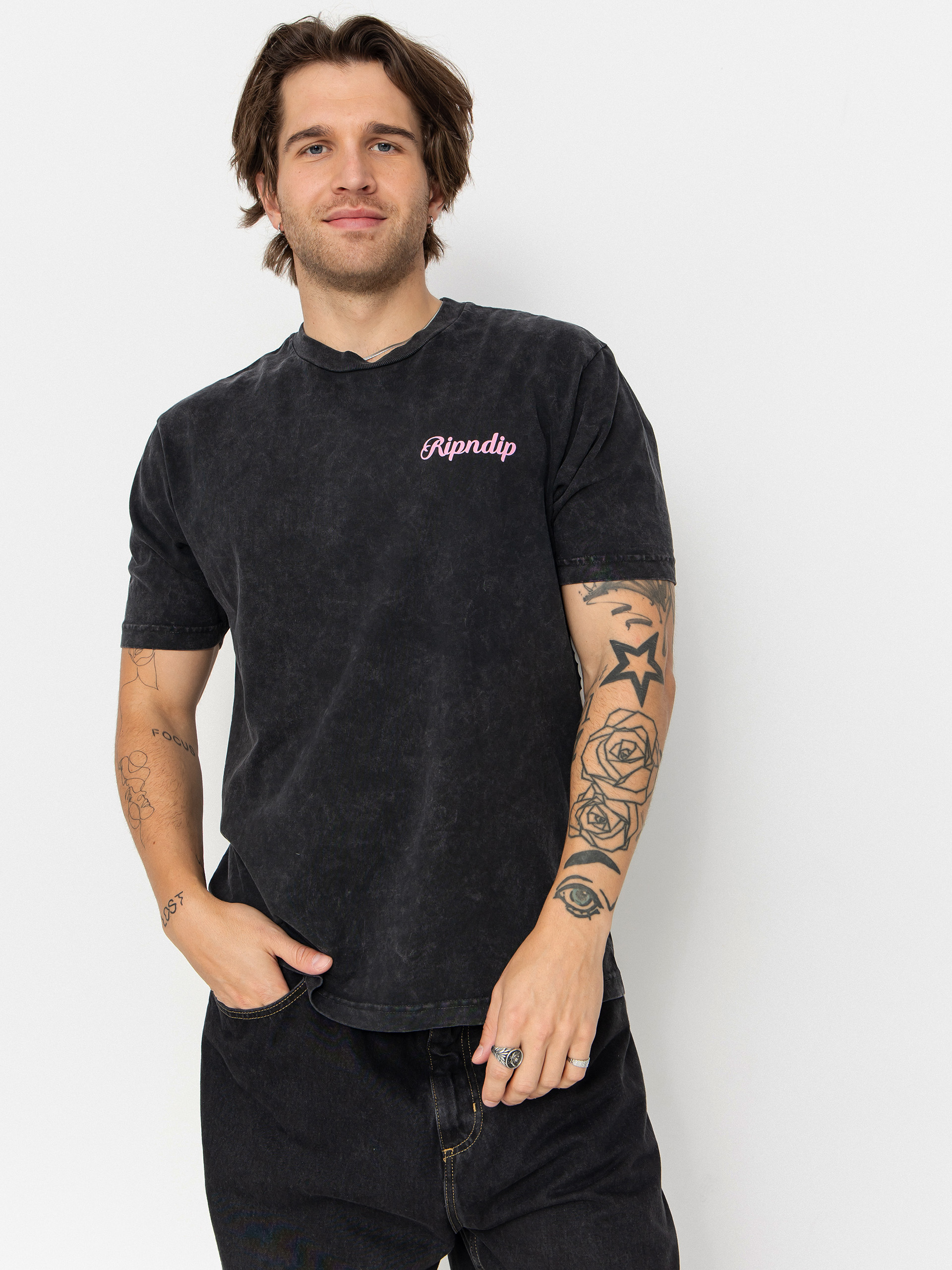 Футболка RipNDip Memories (black vintage wash)