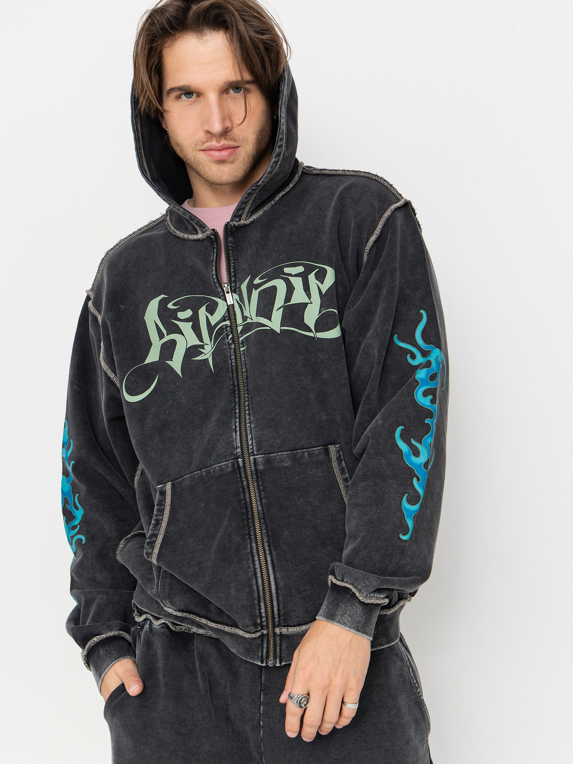 Худі RipNDip Squabble Up HD (black vintage wash)