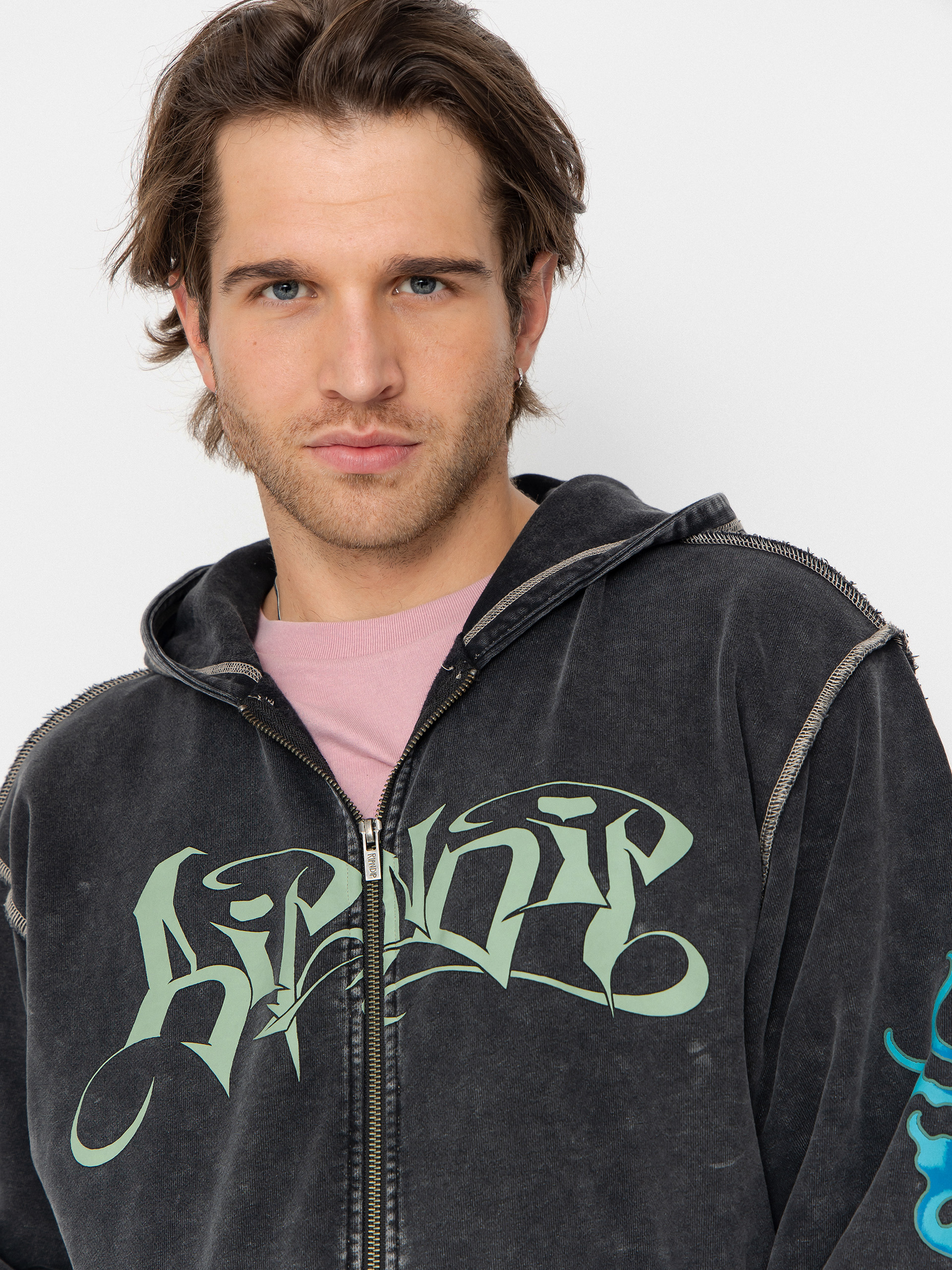 Худі RipNDip Squabble Up HD (black vintage wash)