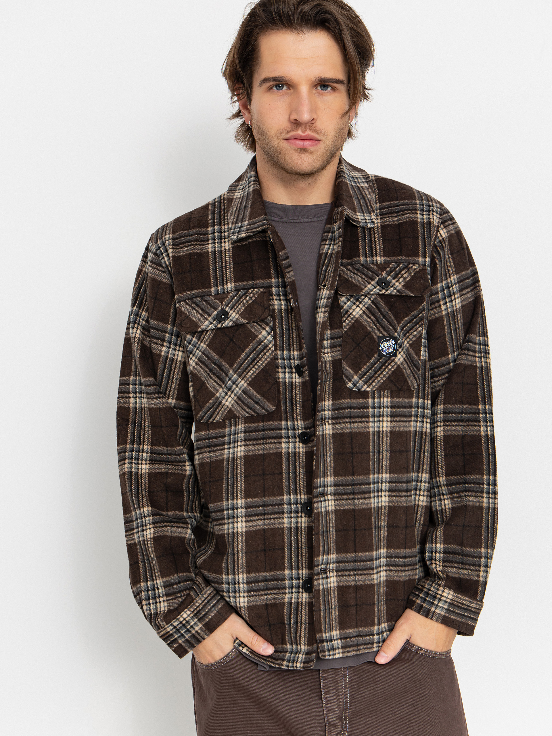 Сорочка Santa Cruz Lodge (chestnut check)