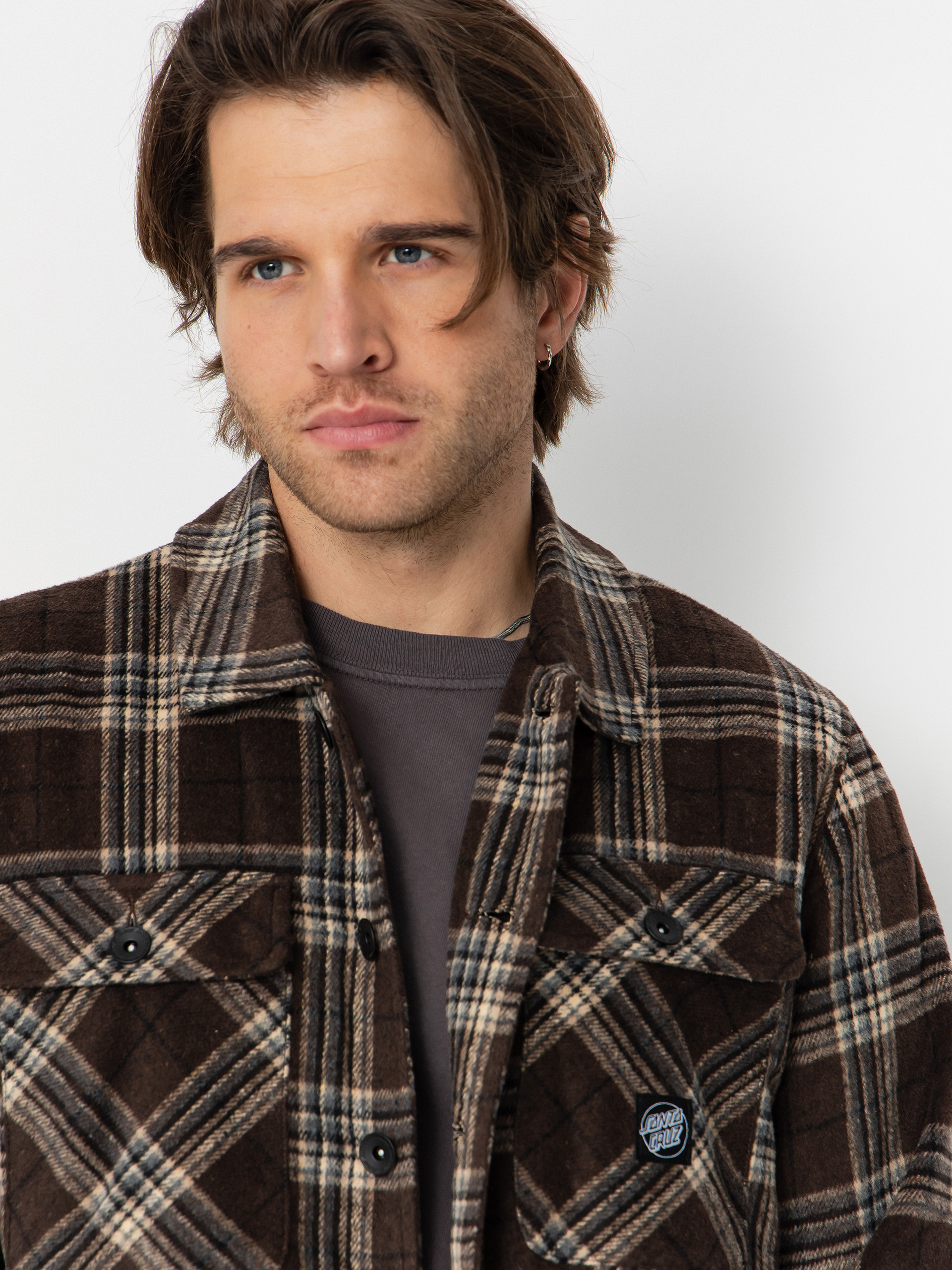 Сорочка Santa Cruz Lodge (chestnut check)