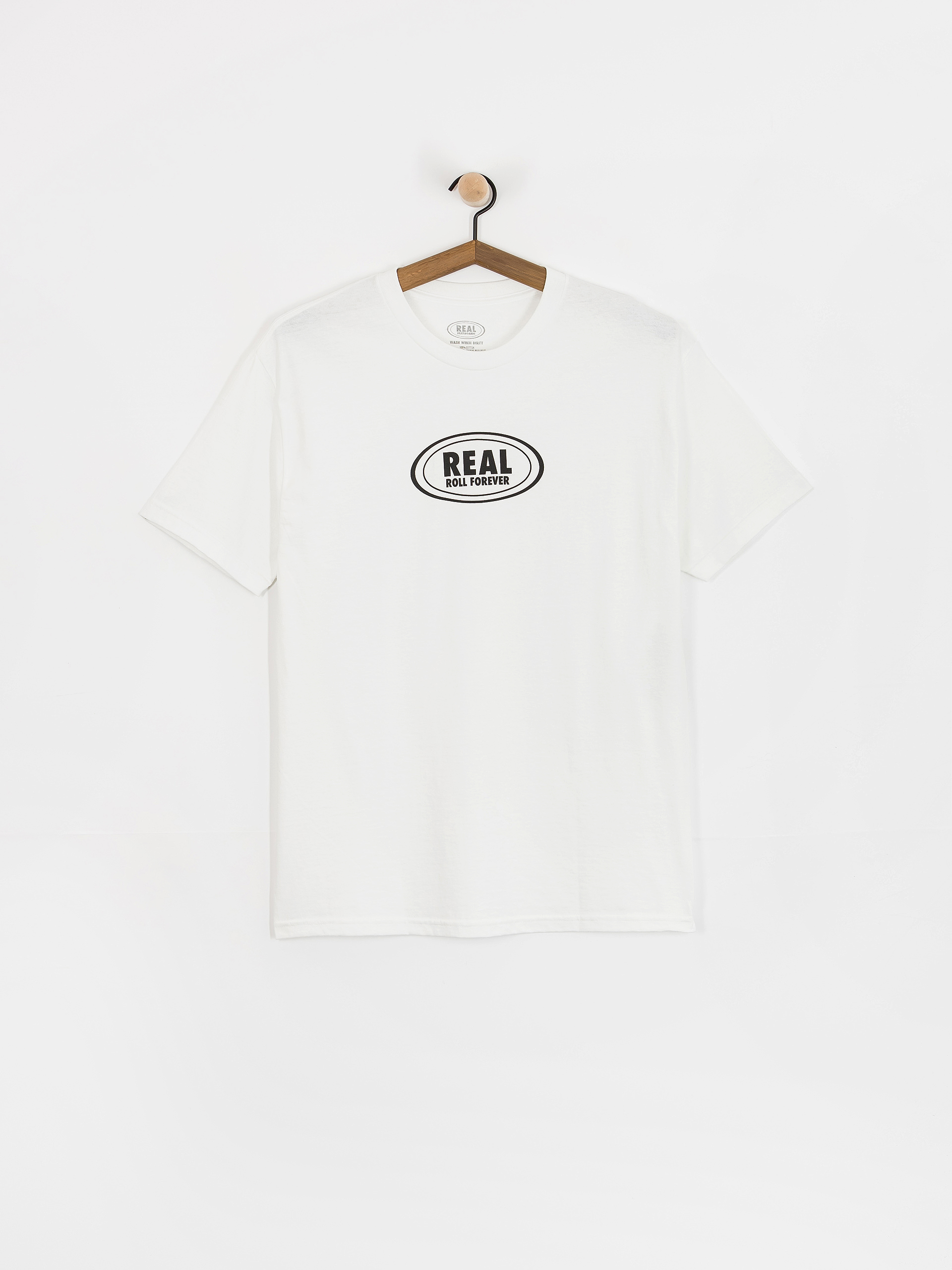 Футболка Real Roll Forever (white w/black print)