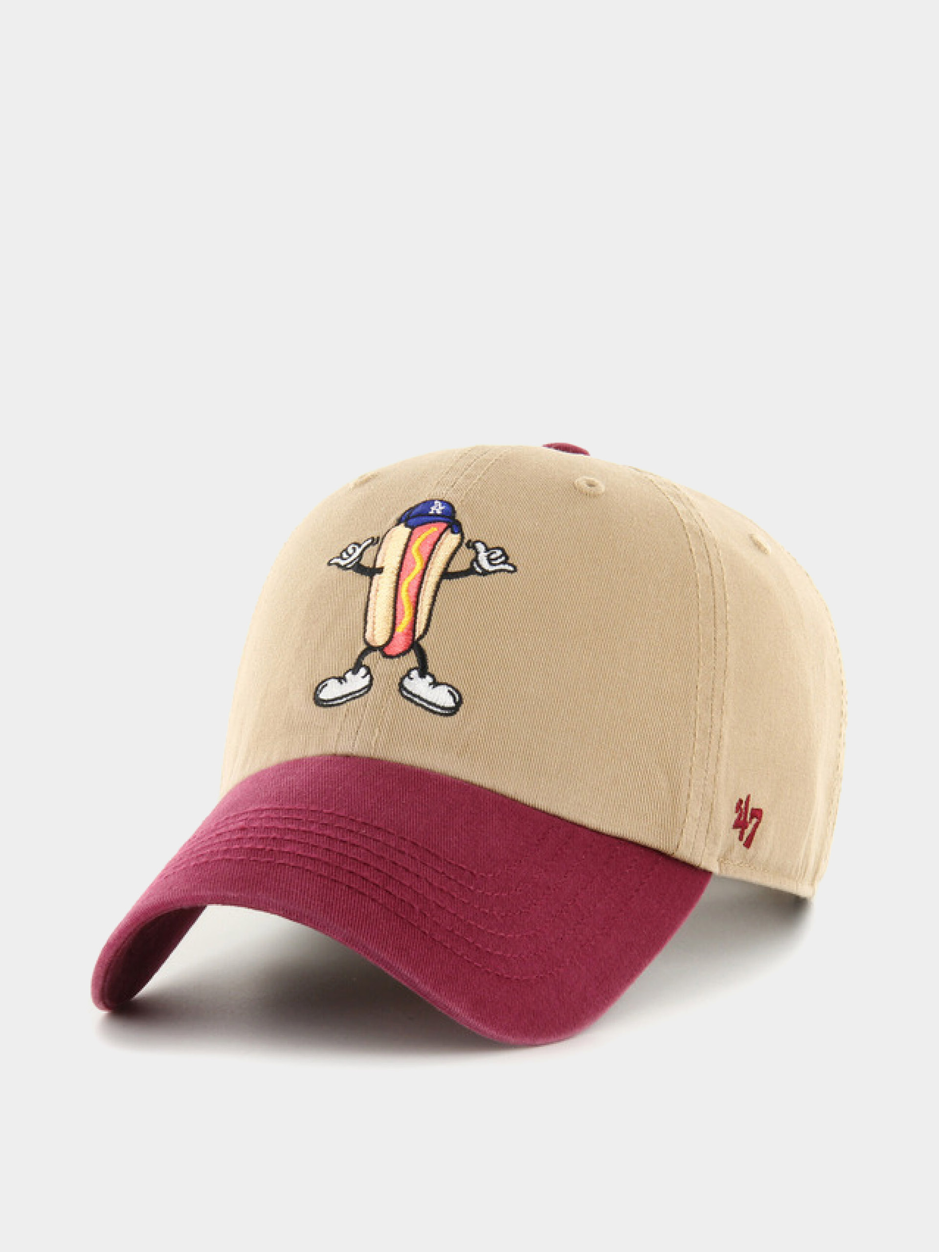 Кепка 47 Brand MLB Los Angeles Dodgers Khaki Cartoon Icon (khaki)