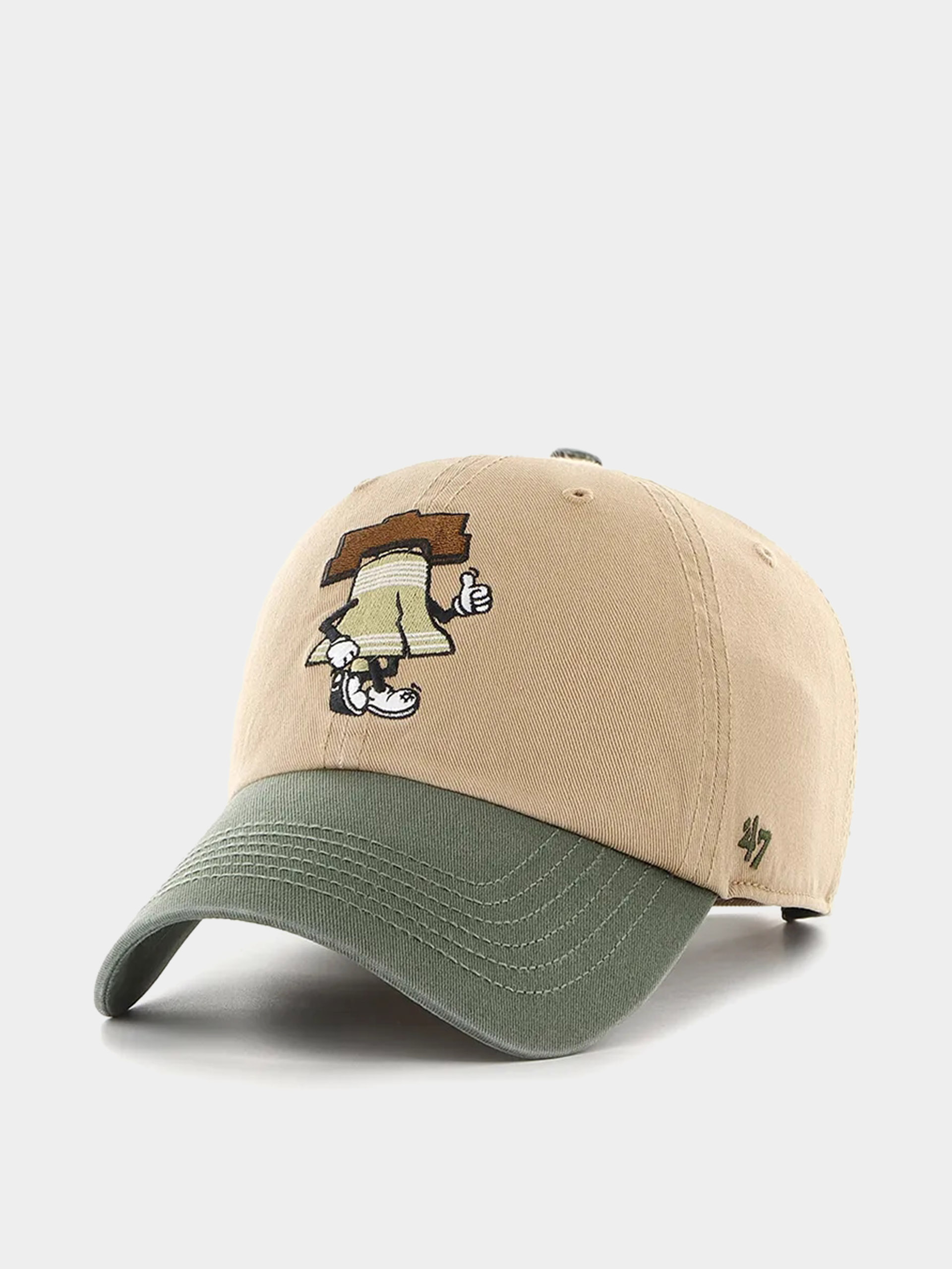 Кепка 47 Brand MLB Philadelphia Phillies Cartoon Icon (khaki)