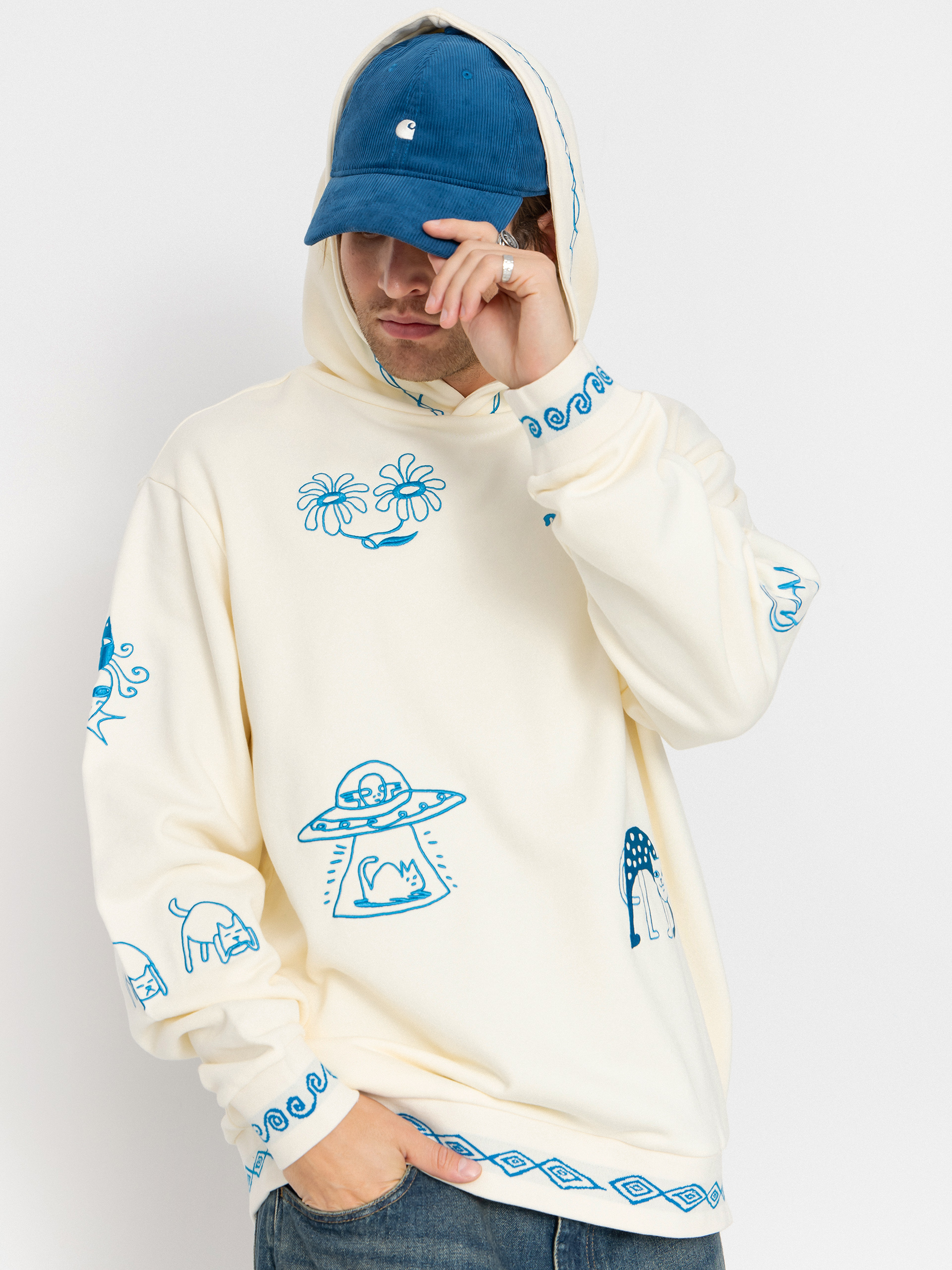 Худі RipNDip Blonded HD (off white)