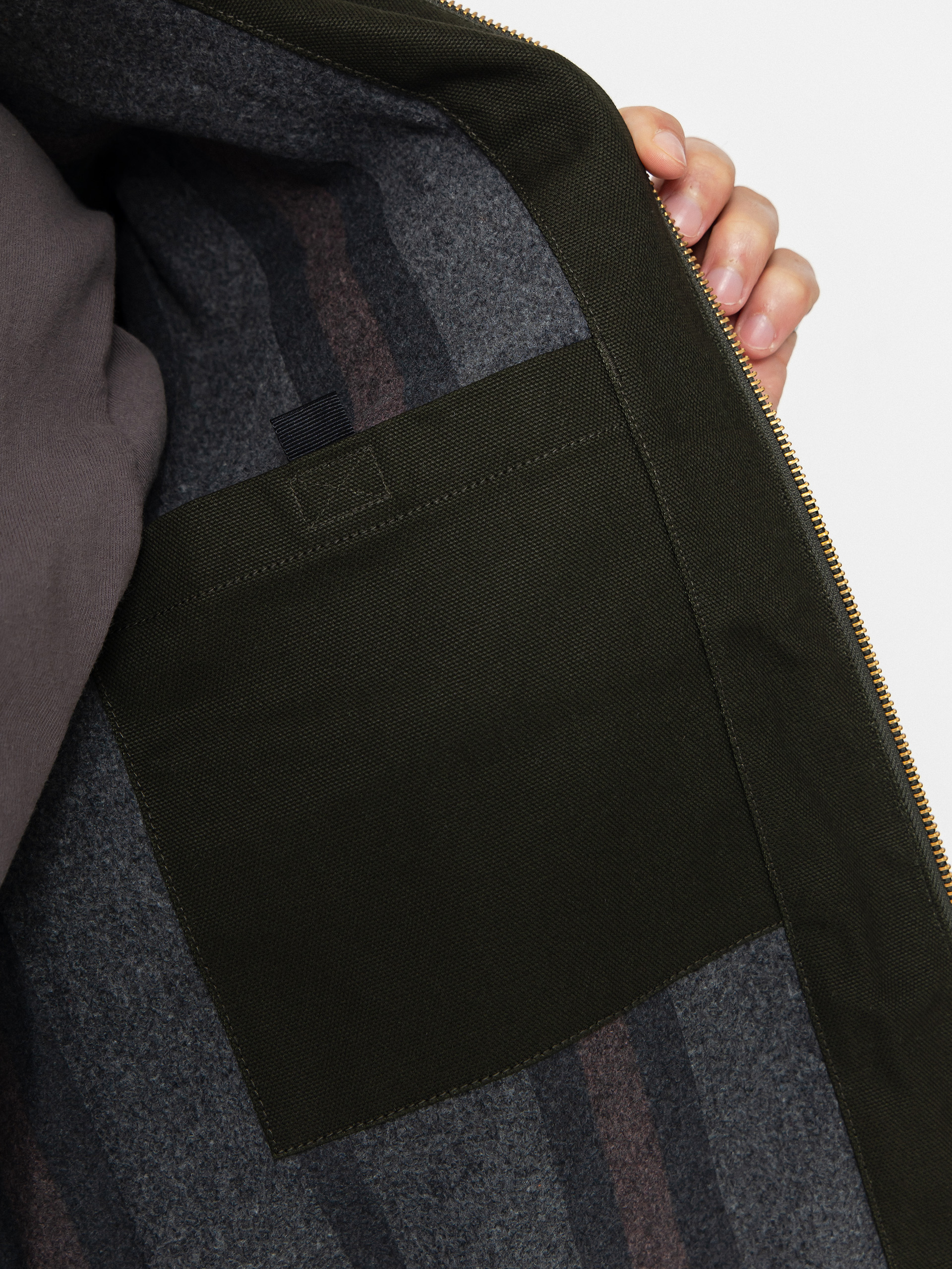 Куртка Carhartt WIP Detroit (olive/black/rigid)