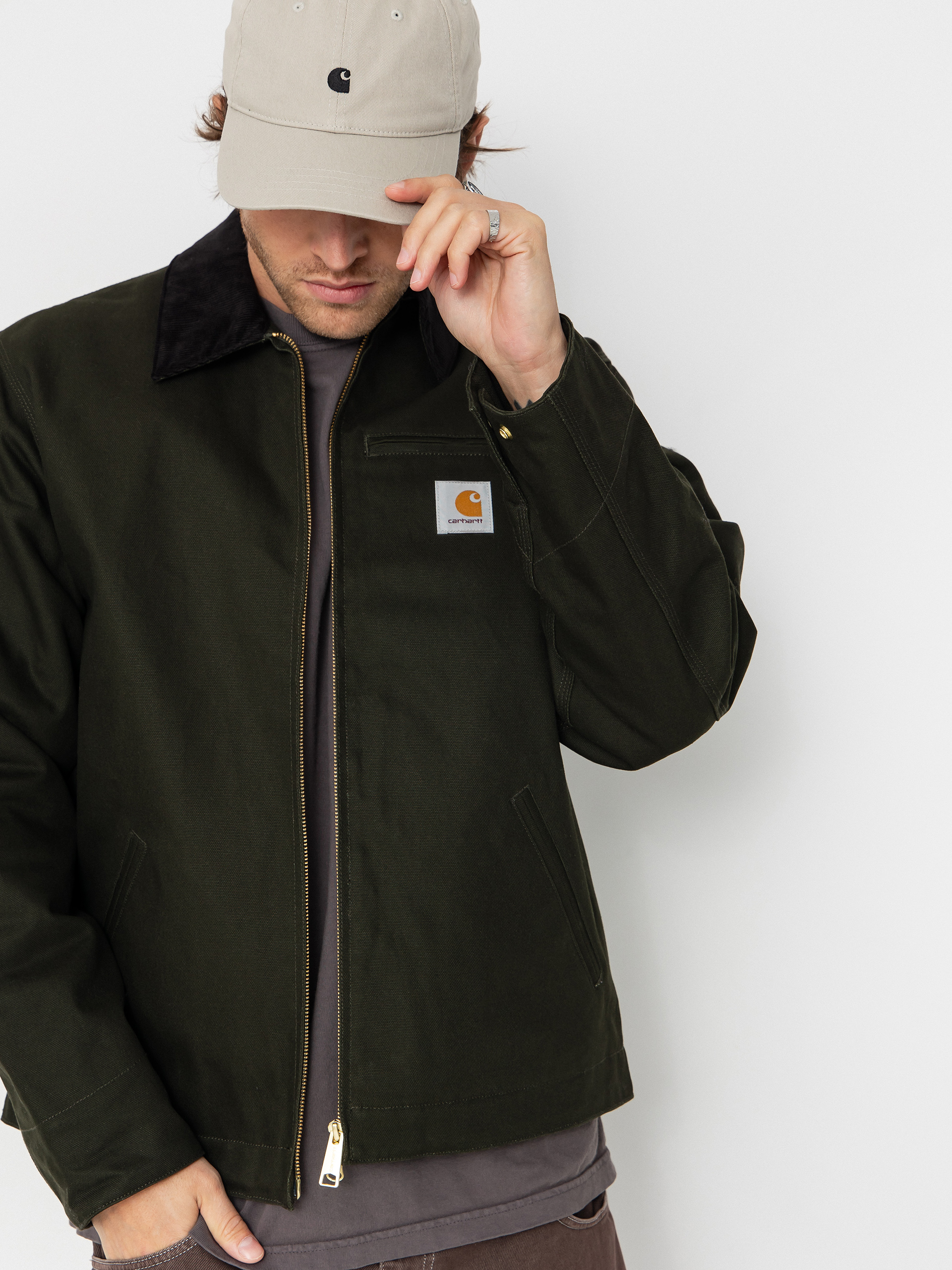 Куртка Carhartt WIP Detroit (olive/black/rigid)