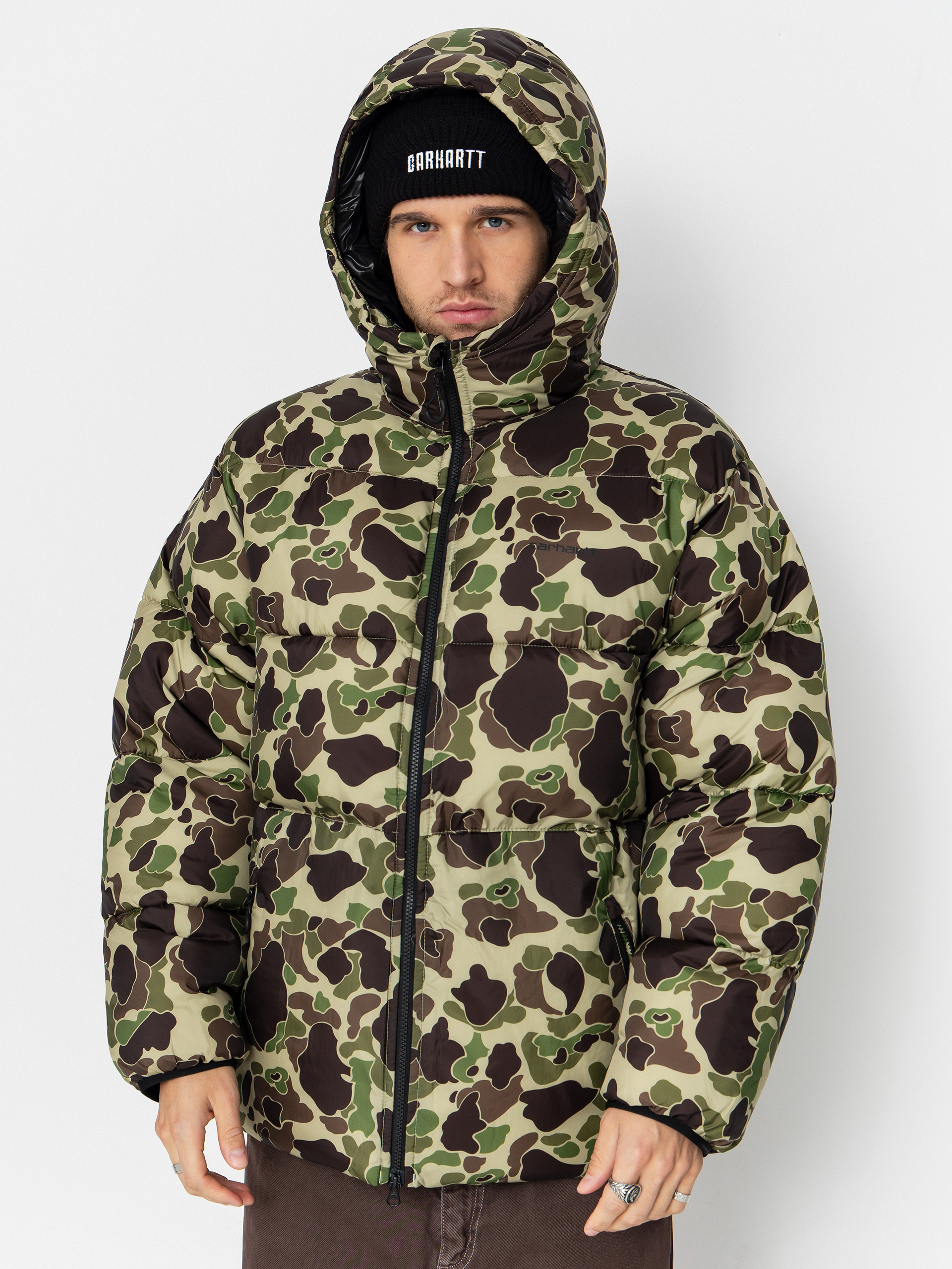 ヤ*モ様 Carhartt オンブレ アメカジ ストリート Куртка Carhartt WIP Toronto - чорний (black/camo duck/green)