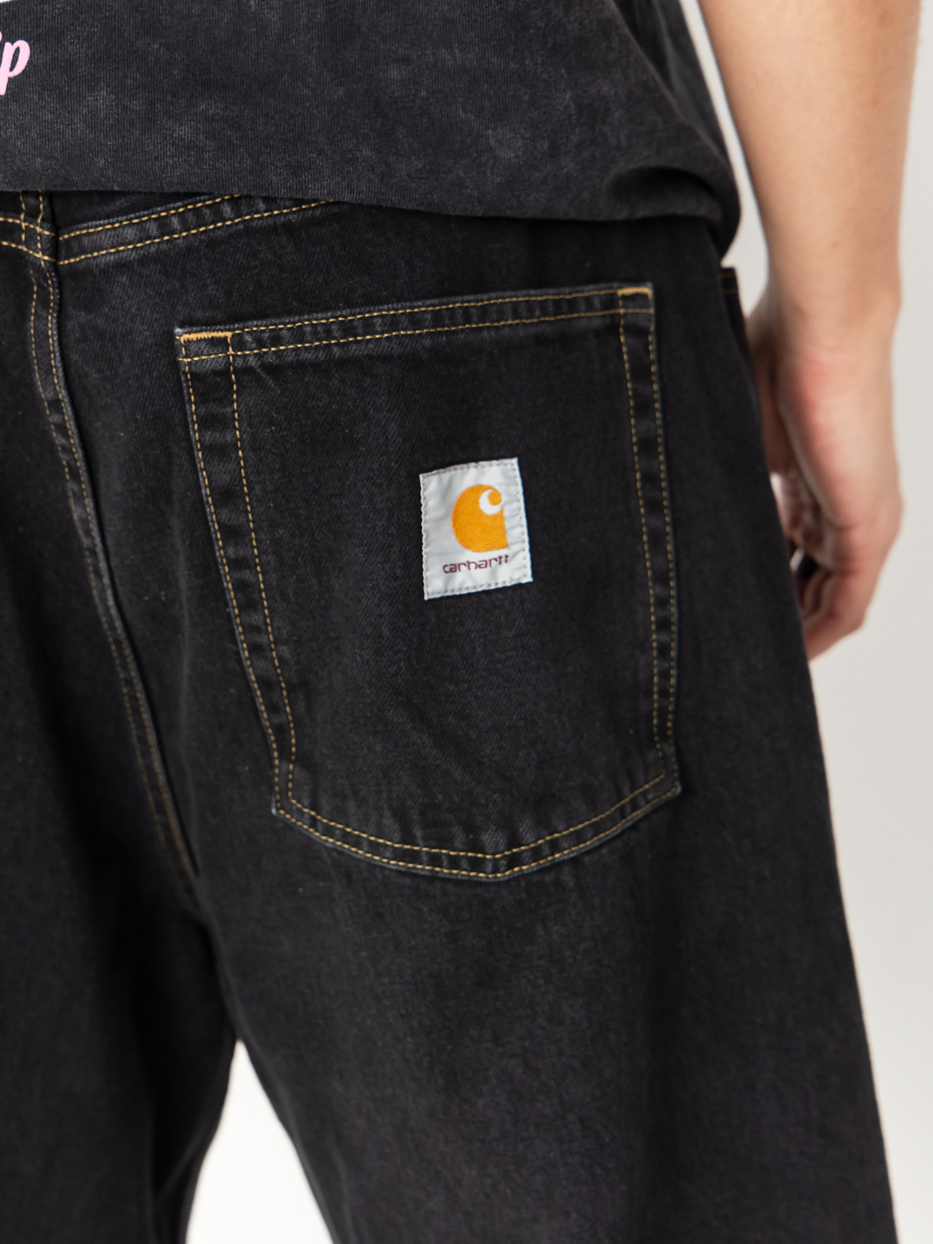 Штани Carhartt WIP Brandon (black/stone washed)