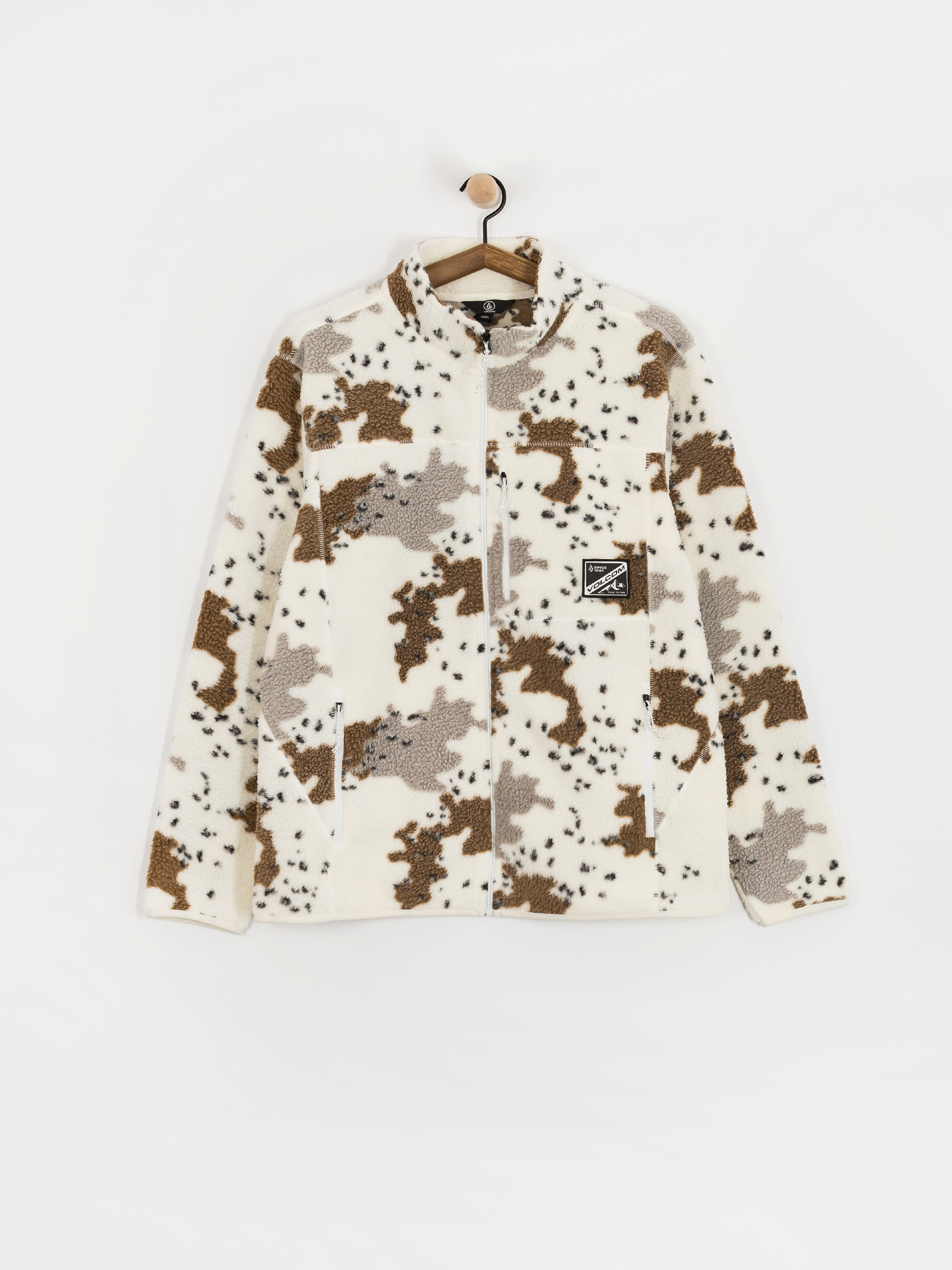 Флісовий светр Volcom Nelson Sherpa ZHD (white)