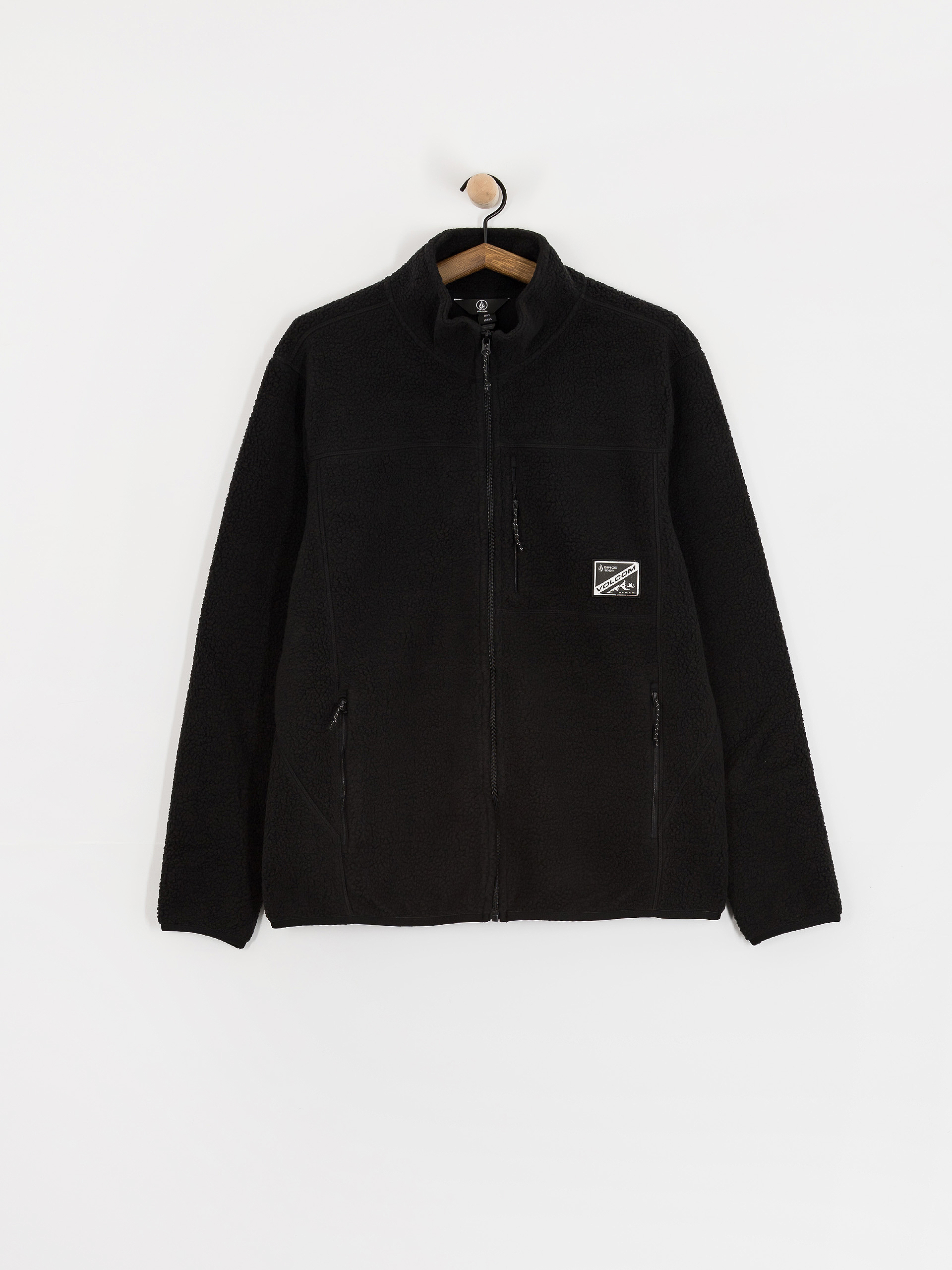 Чоловічий Флісовий светр Volcom Nelson Sherpa (black)