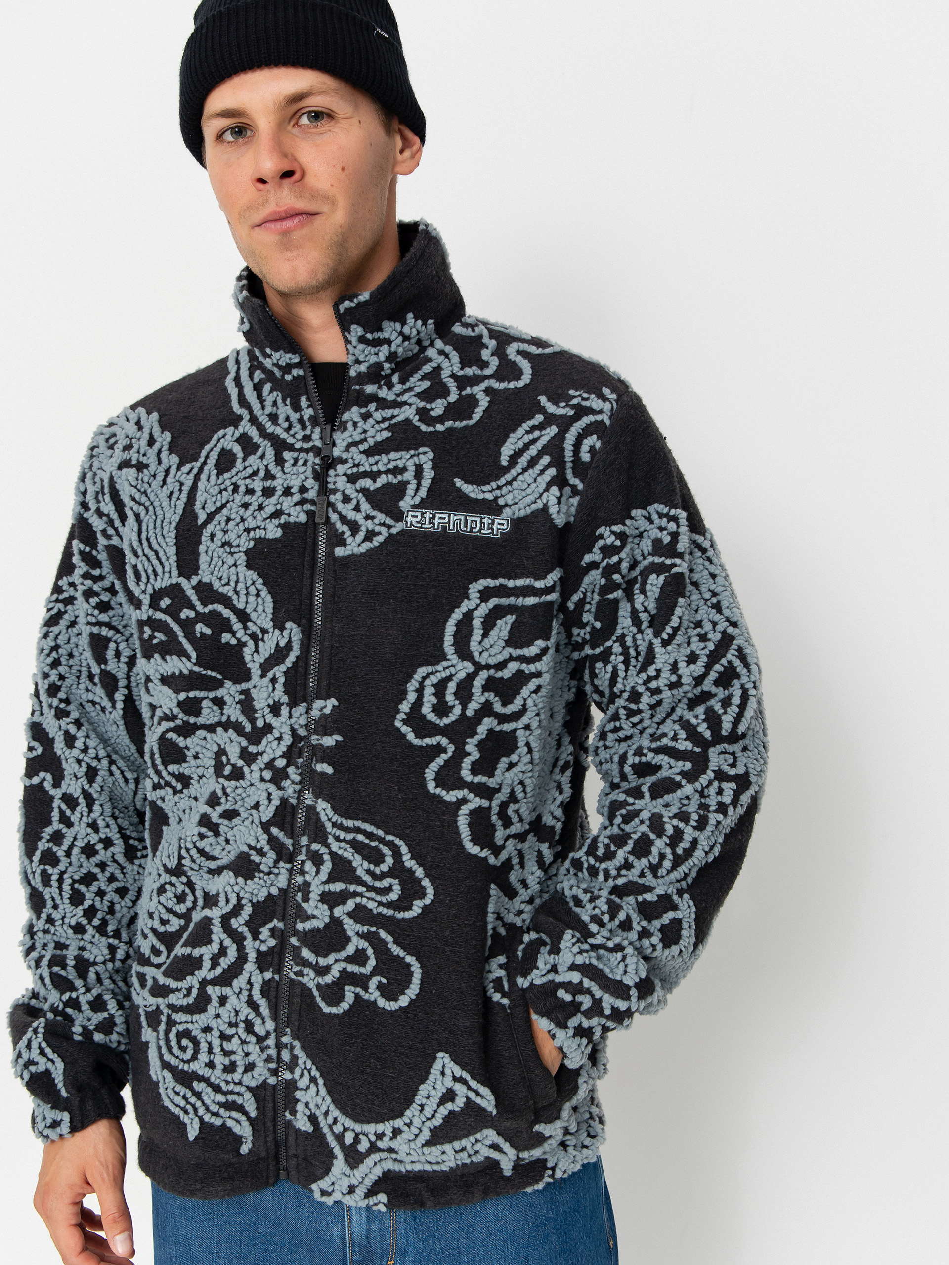 Куртка RipNDip Haku Reversible (black/charcoal)