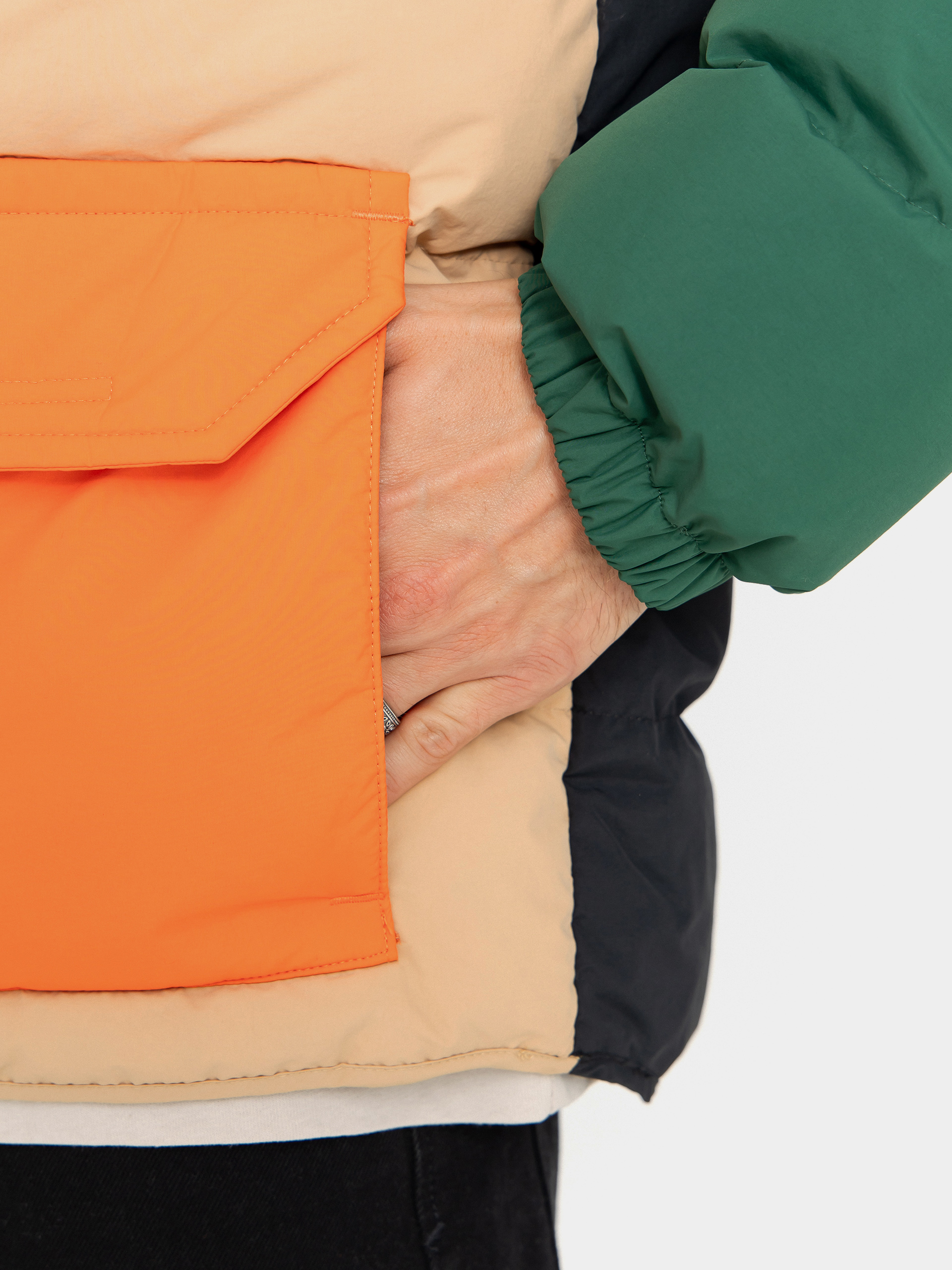 Куртка Columbia Wallowa Down Hooded (canoe/zing/rain forest/black)