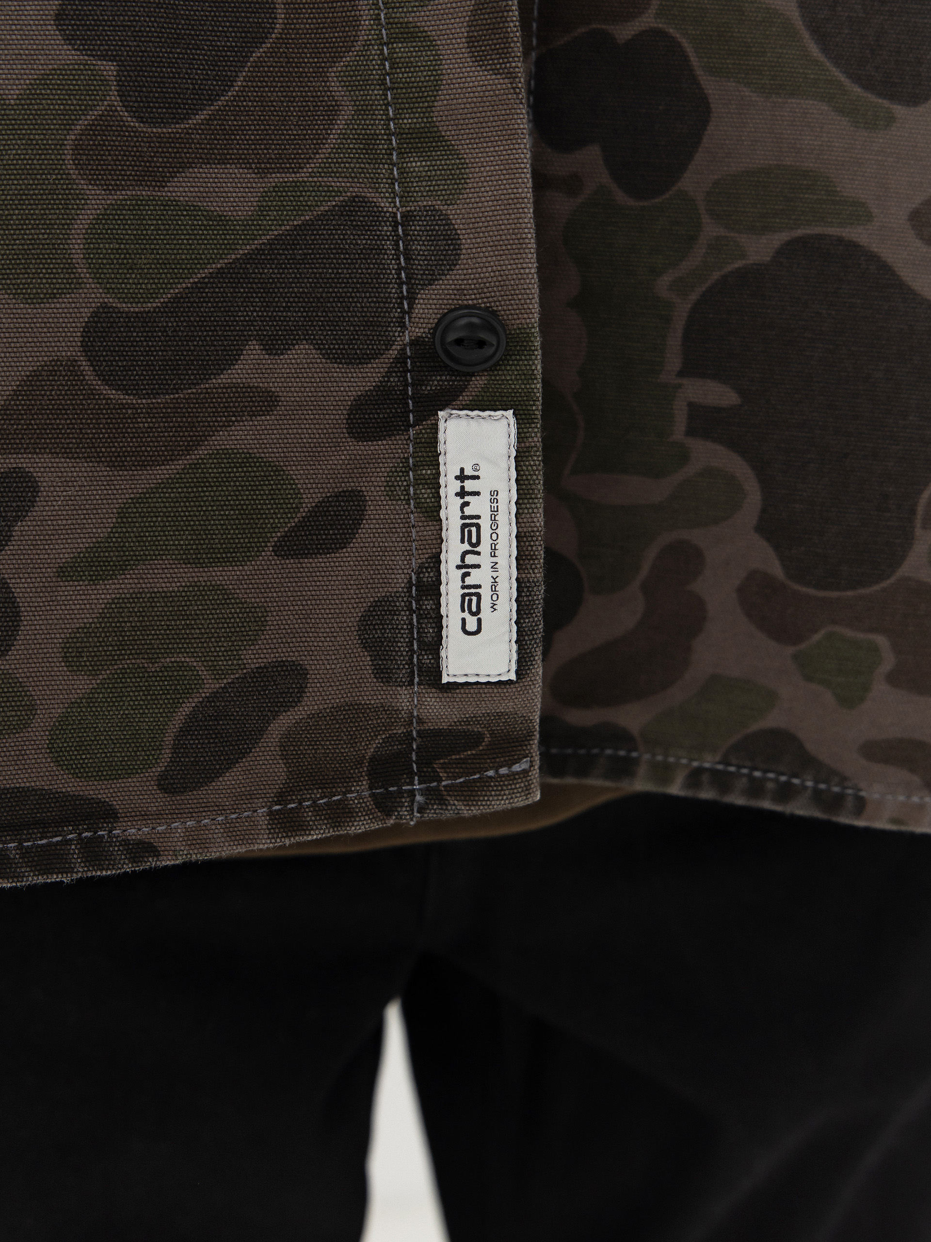 Сорочка Carhartt WIP Duck (camo duck/green/porphyry/garment dyed)