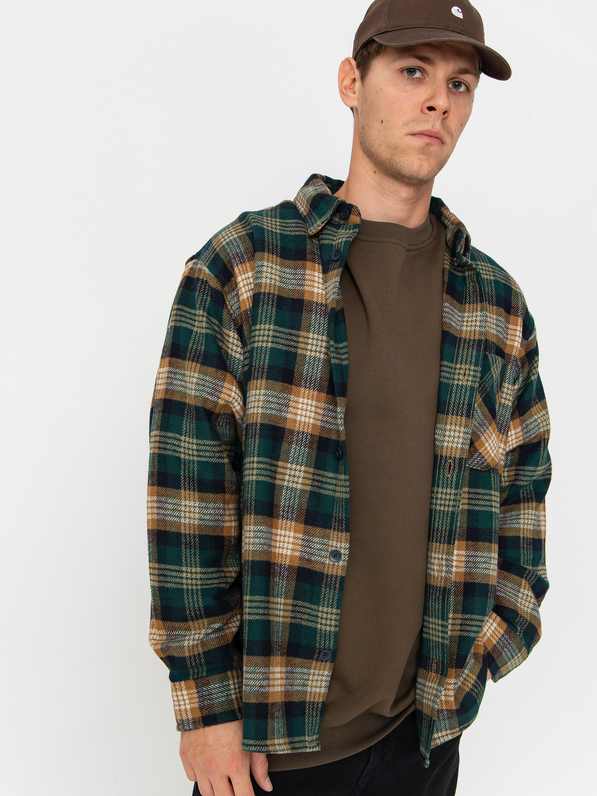 u0421u043eu0440u043eu0447u043au0430 Carhartt WIP Dern (dern check/hamilton brown)