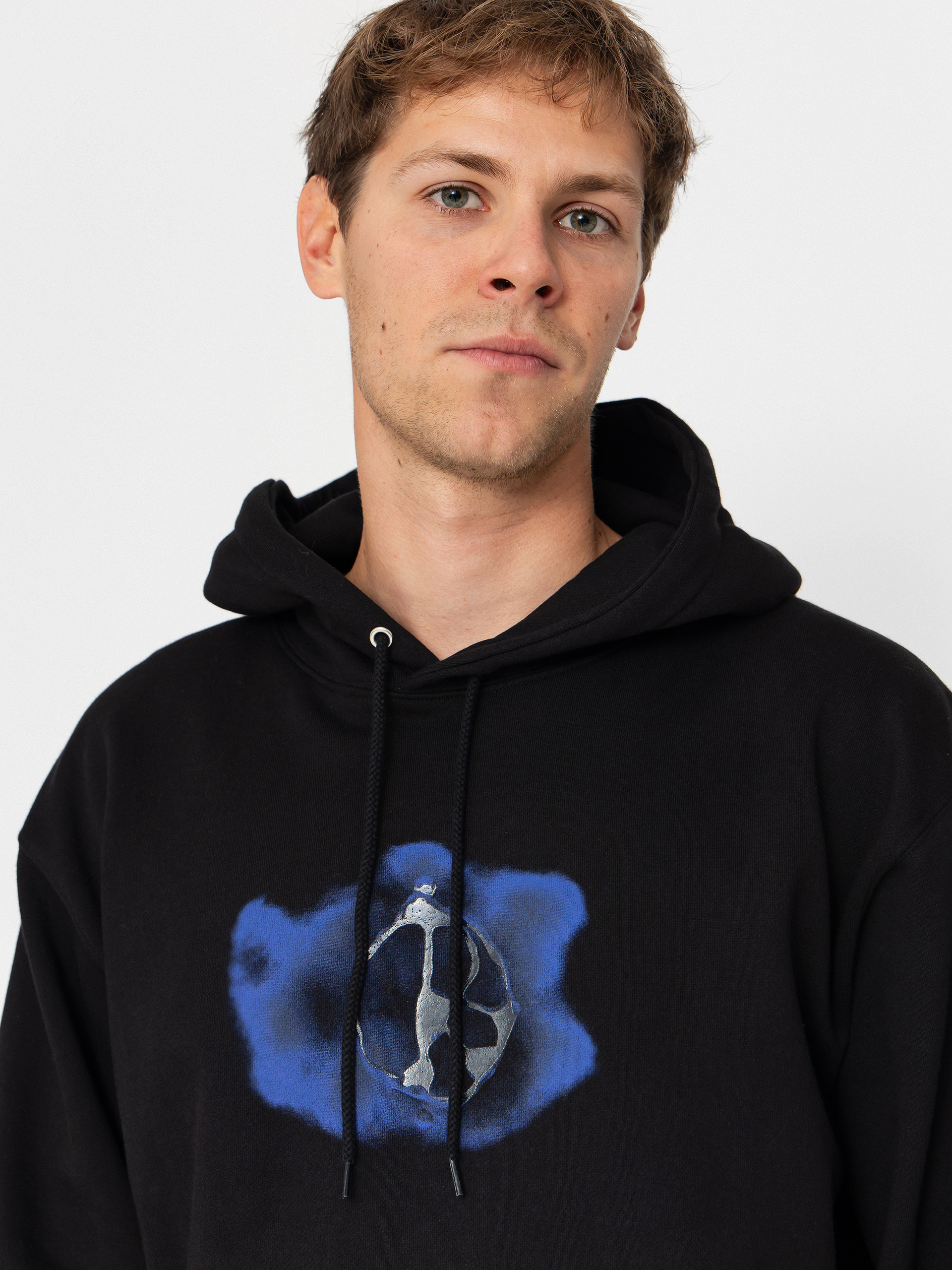 Худі Polar Skate Dave Metal Logo HD (black)