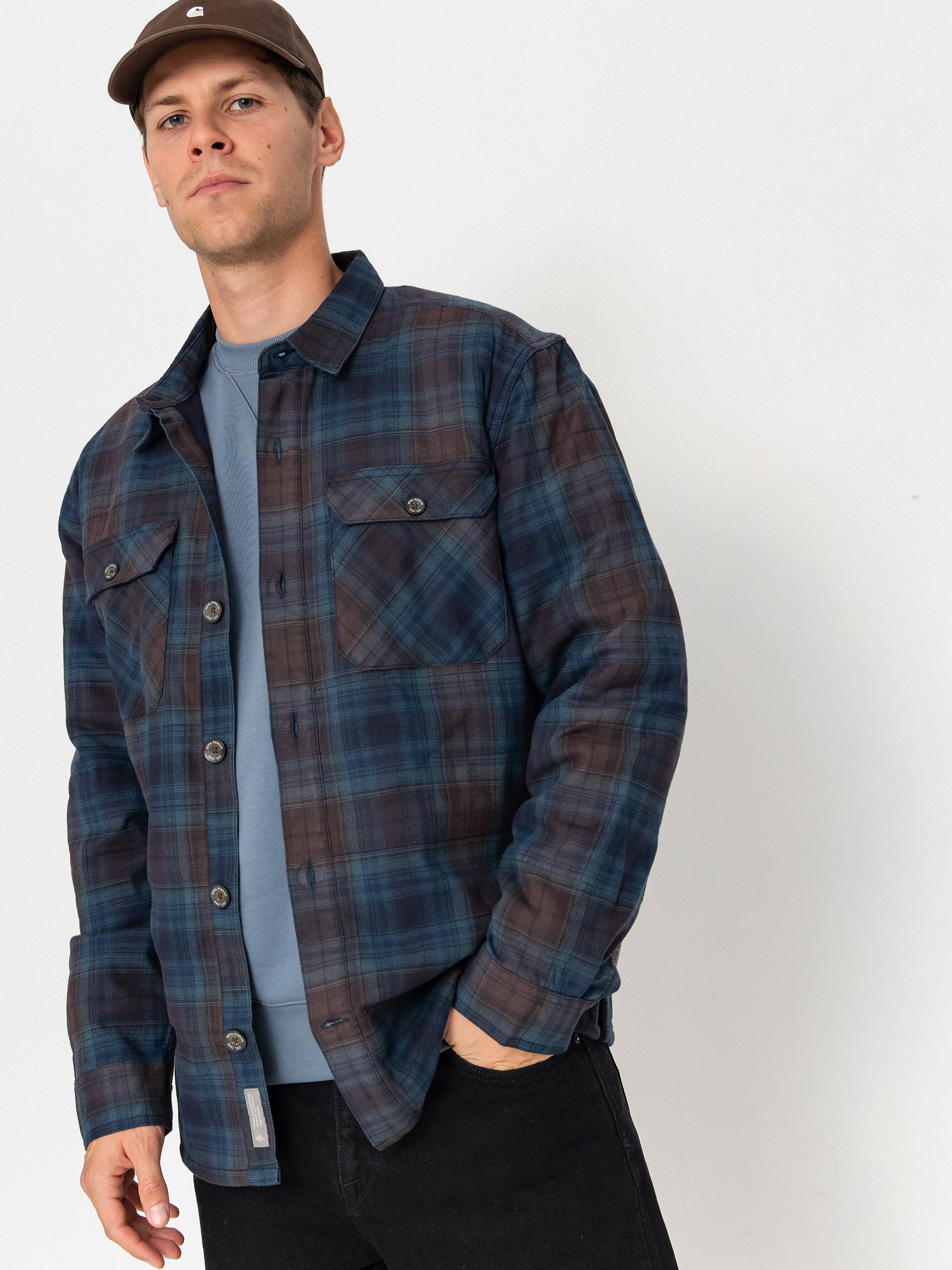 Сорочка Royal Robbins Snowcap Lined Flannel (naval tioga pld)