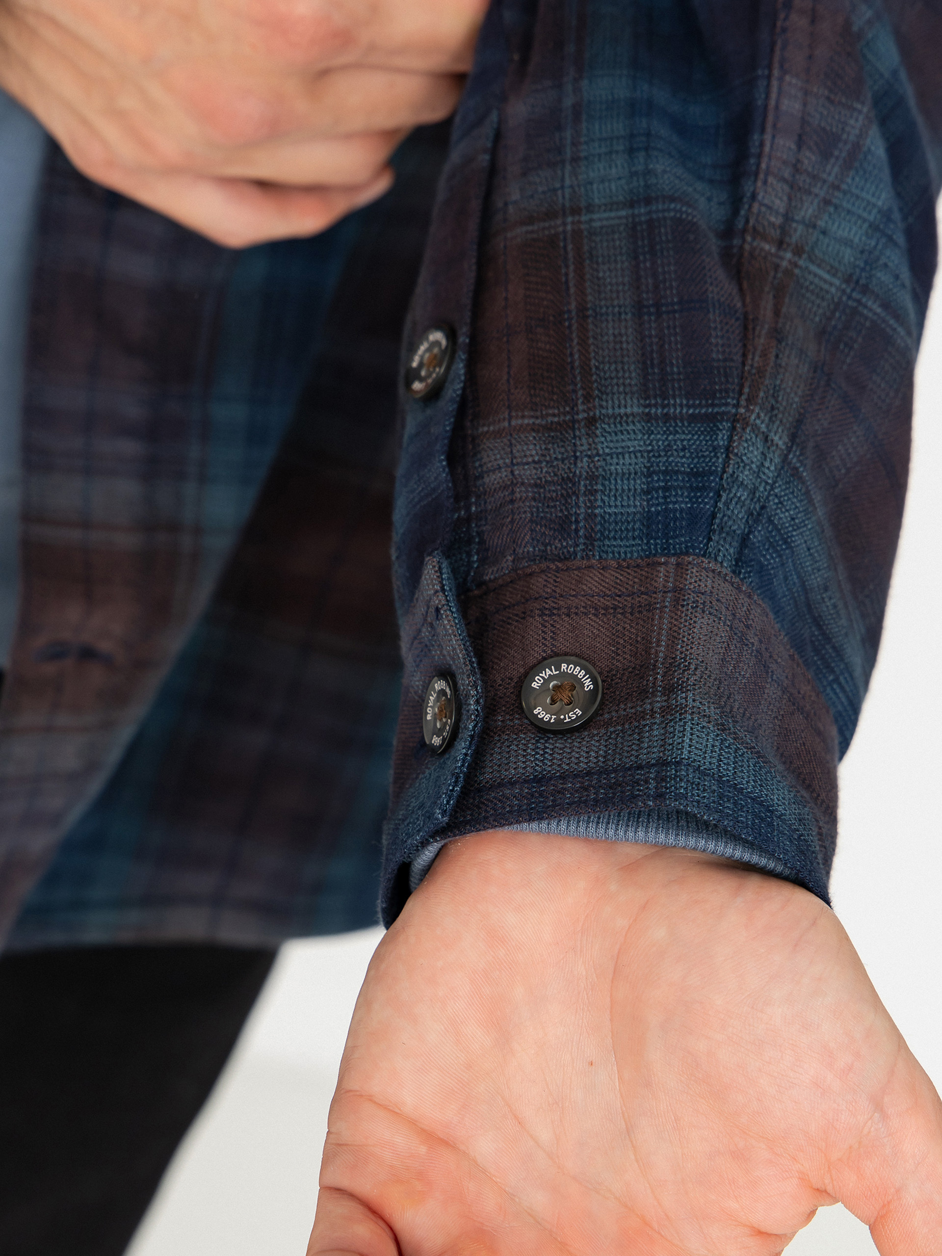 Сорочка Royal Robbins Snowcap Lined Flannel (naval tioga pld)