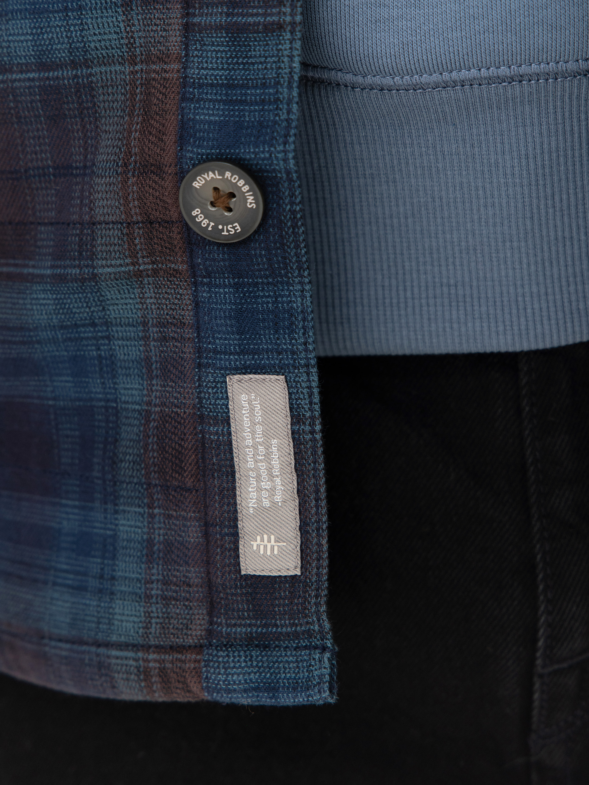 Сорочка Royal Robbins Snowcap Lined Flannel (naval tioga pld)