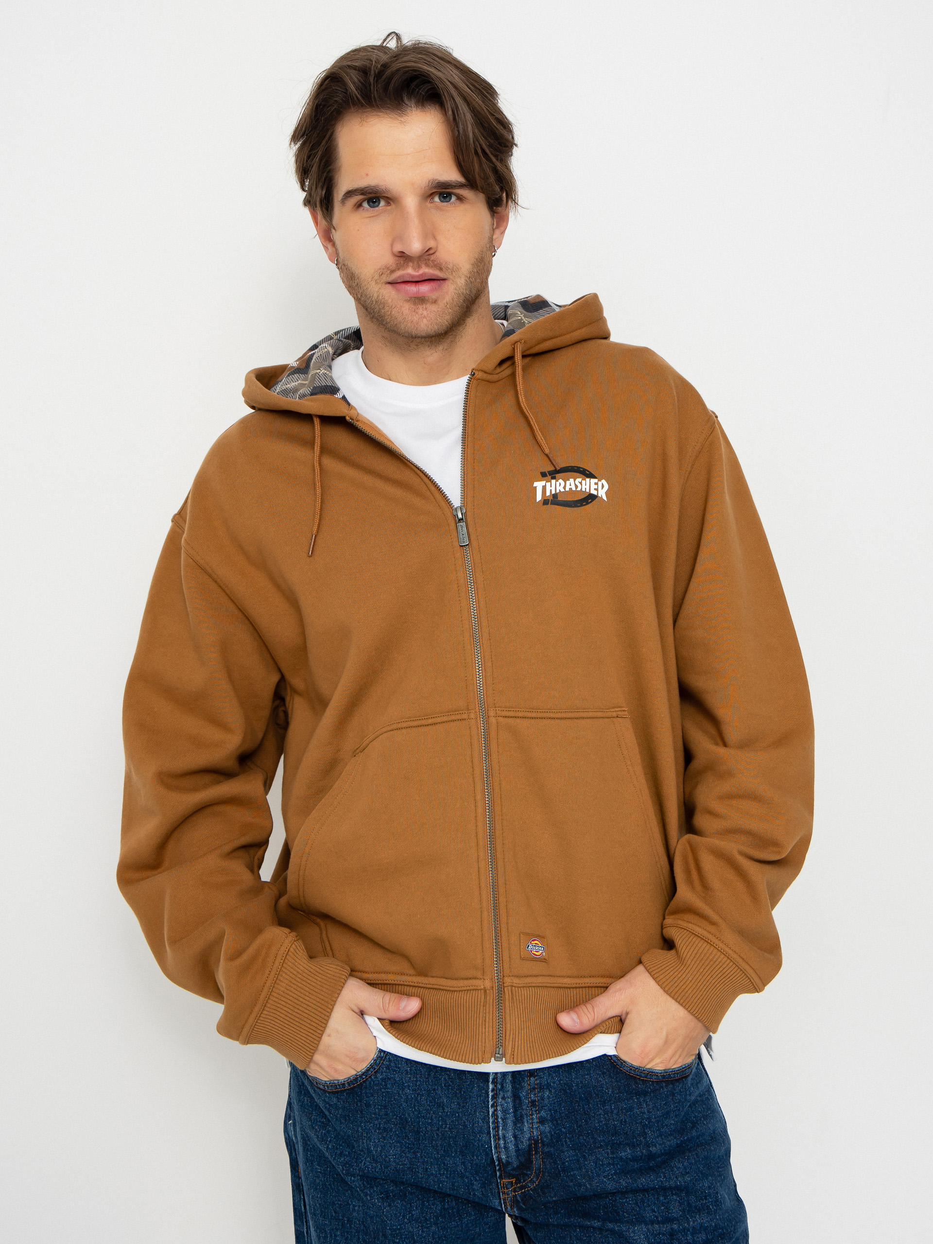 Худі Dickies x Thrasher Through ZHD (brown duck)