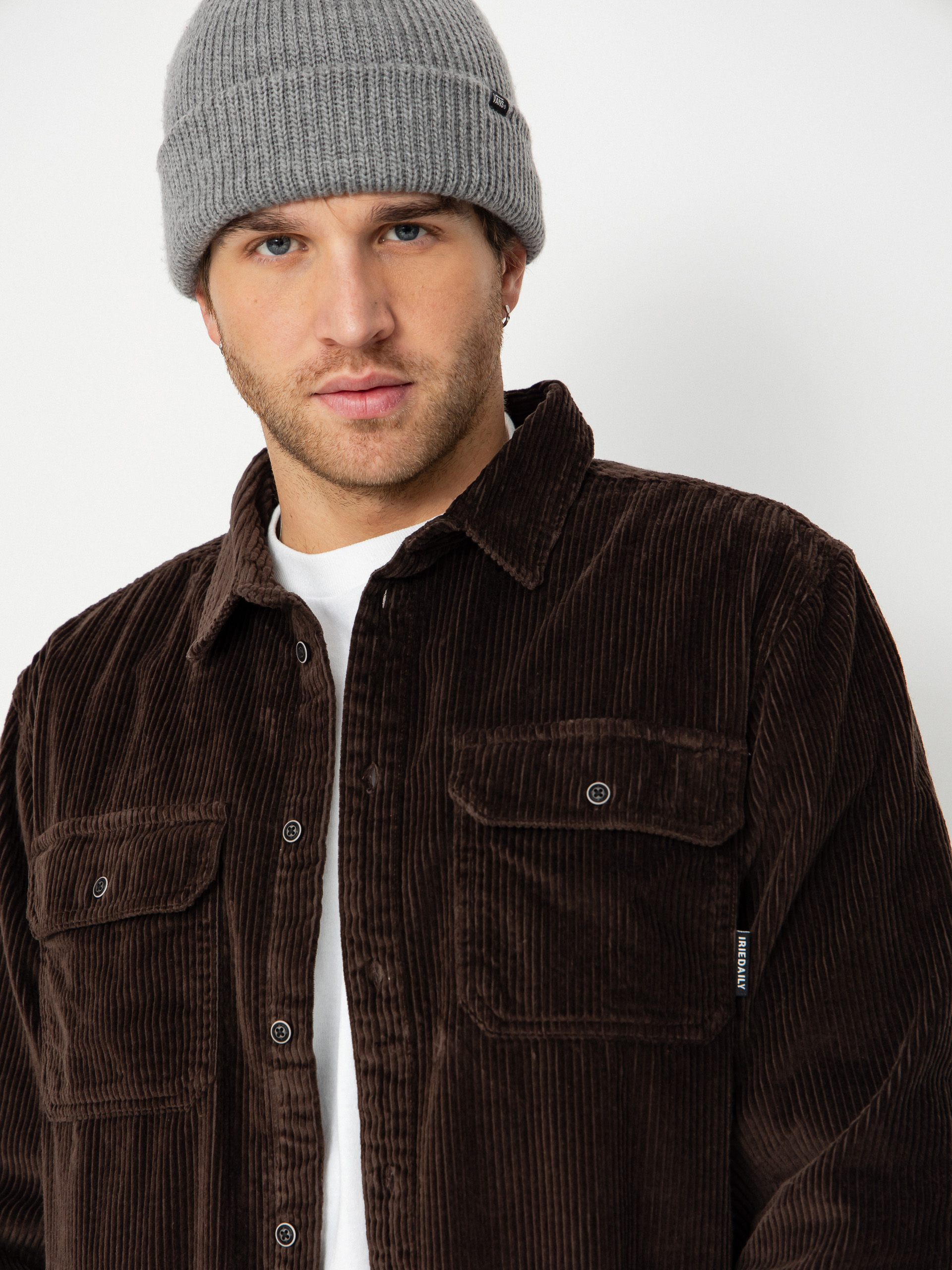 Сорочка Iriedaily Bubble Cord (dark coffee)