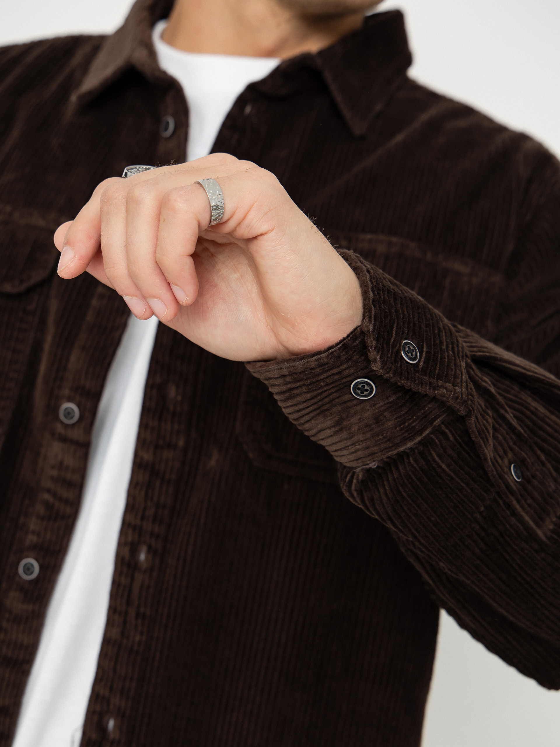 Сорочка Iriedaily Bubble Cord (dark coffee)