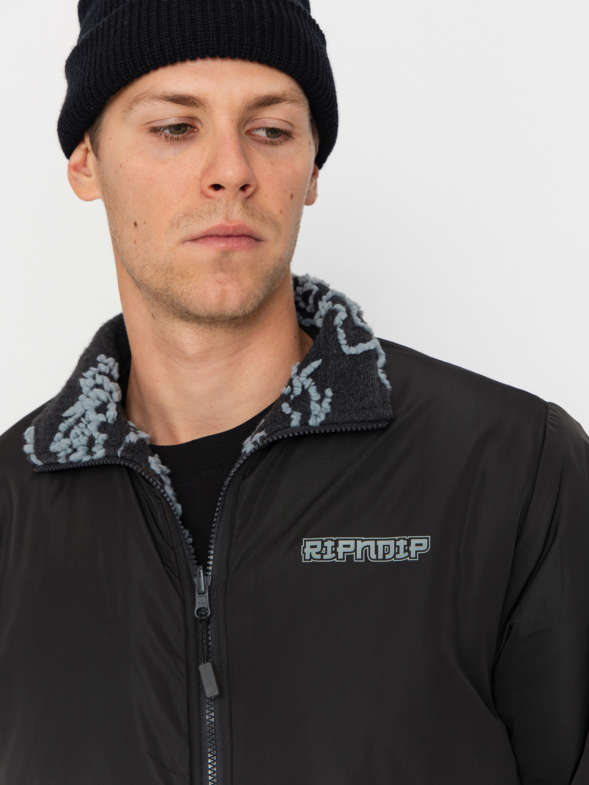 Куртка RipNDip Haku Reversible (black/charcoal)