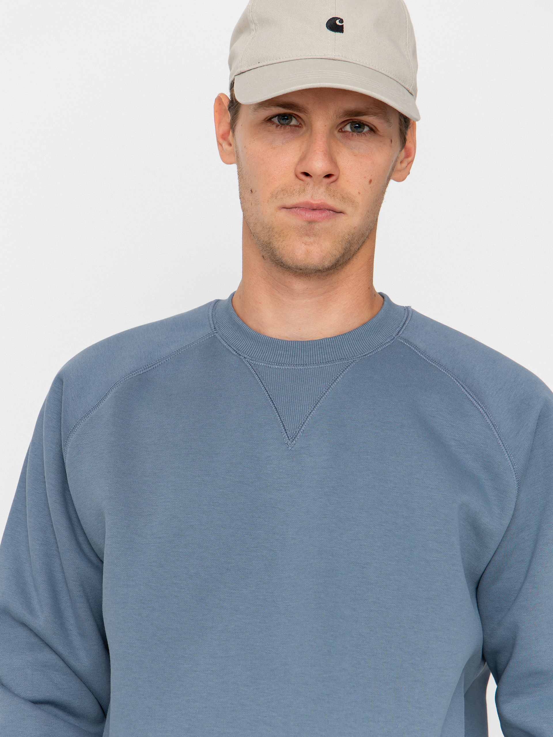 Світшот Carhartt WIP Chase (angelite/gold)