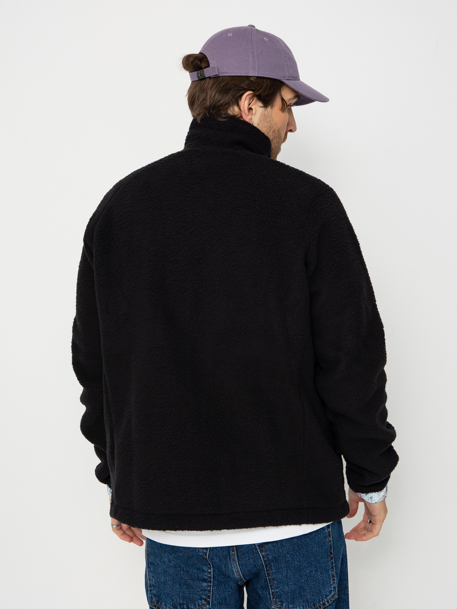 Чоловічий Флісовий светр Helly Hansen Panorama Pile Snap (black oslo aop)