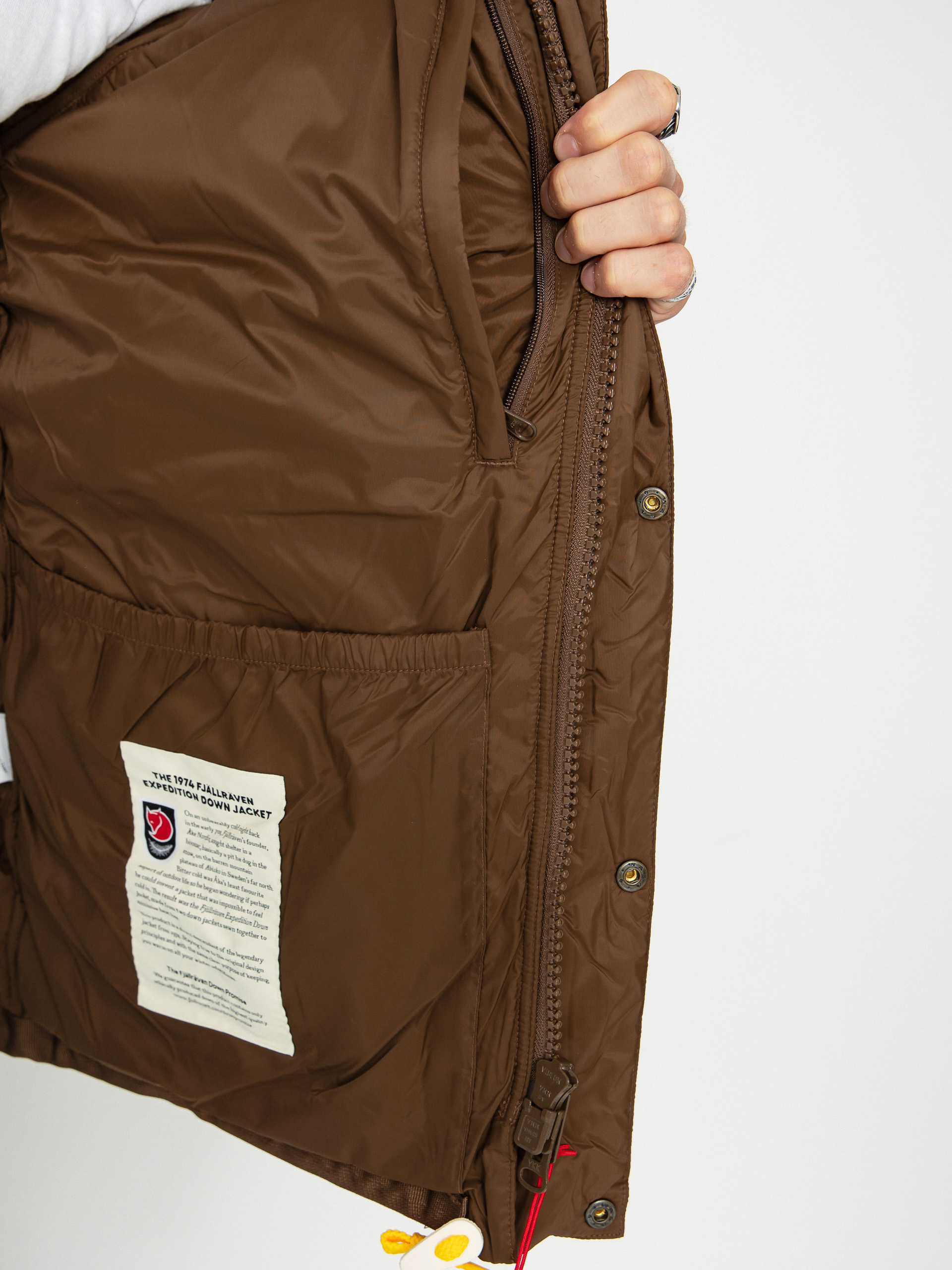 Куртка Fjallraven Expedition Down Lite - коричневий (dark oak)