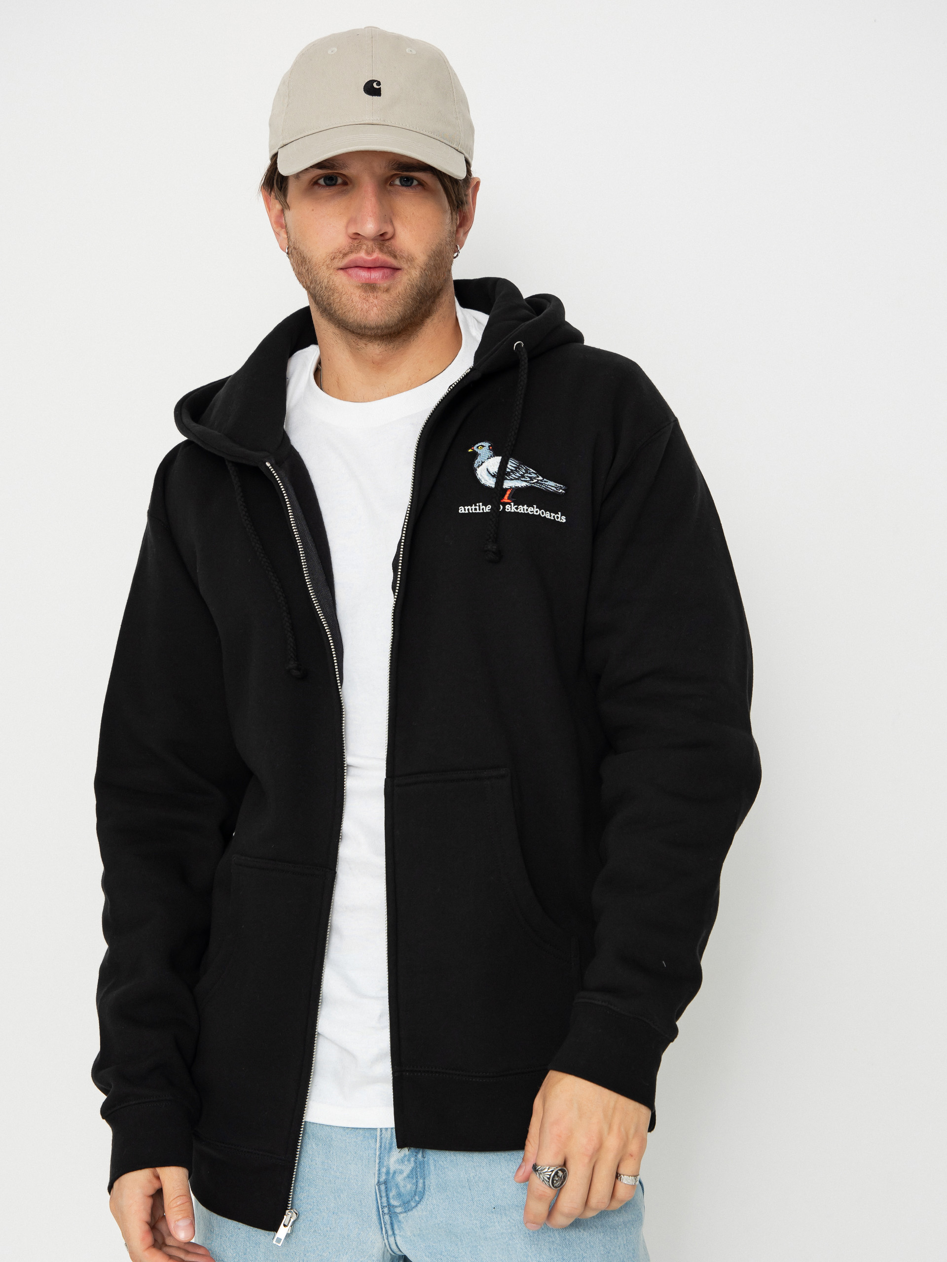 Худі Antihero Lil Pigeon Emb ZHD (black w/multi color embroidery)