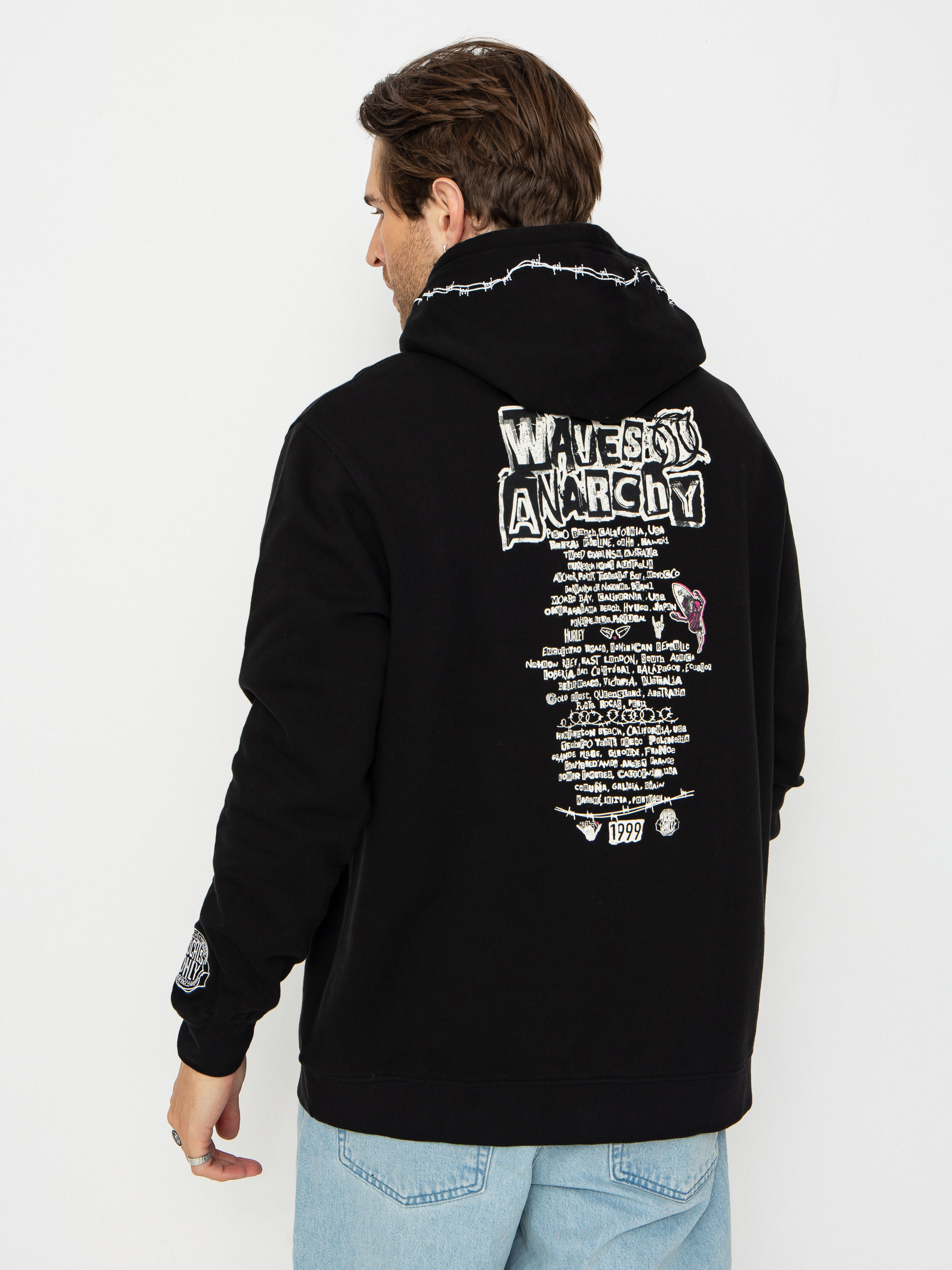 Худі Hurley Wave Anarchy HD (black)