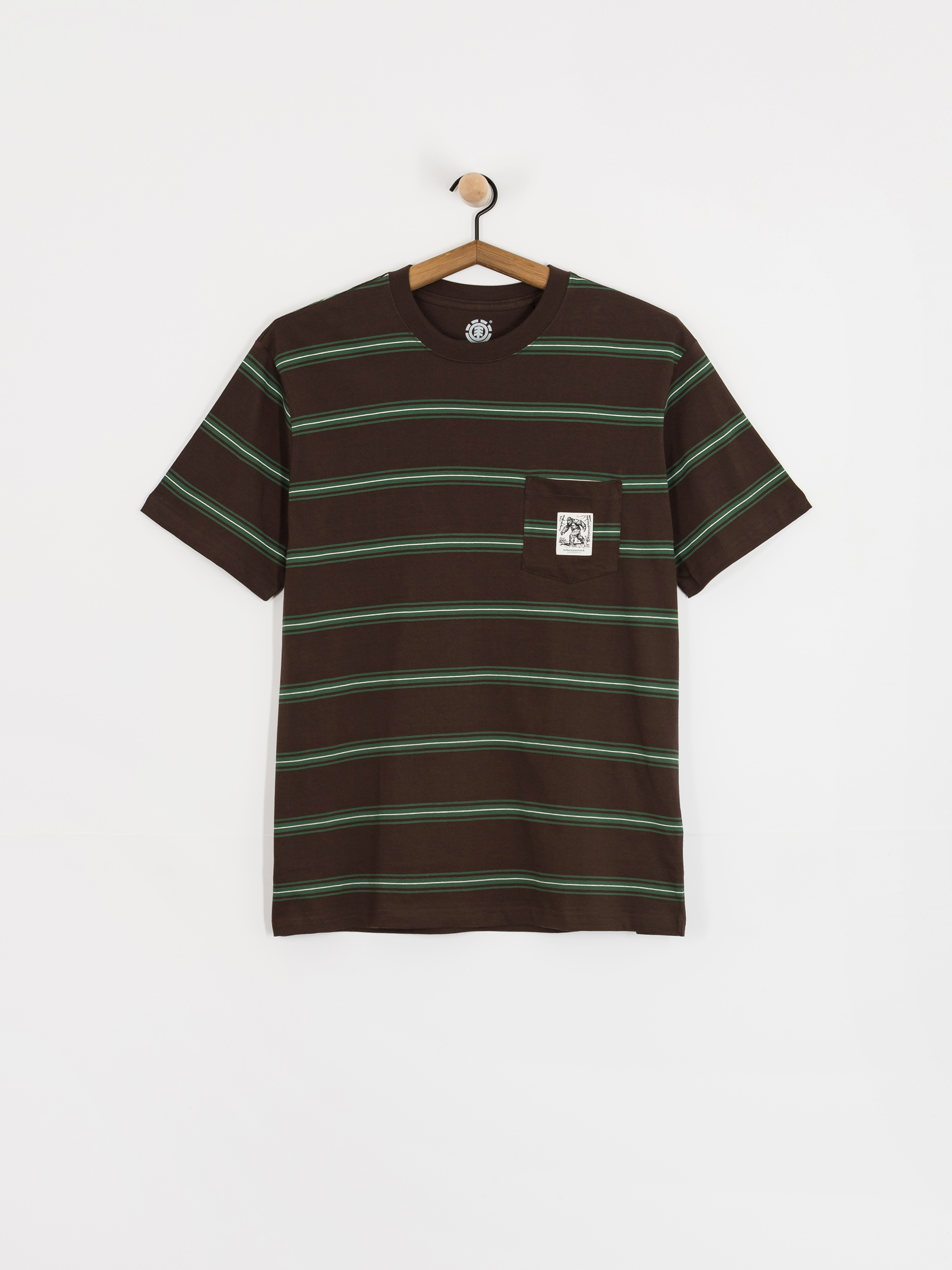 Футболка Element Bigfoot Pocket Label (bigfoot java stripe)