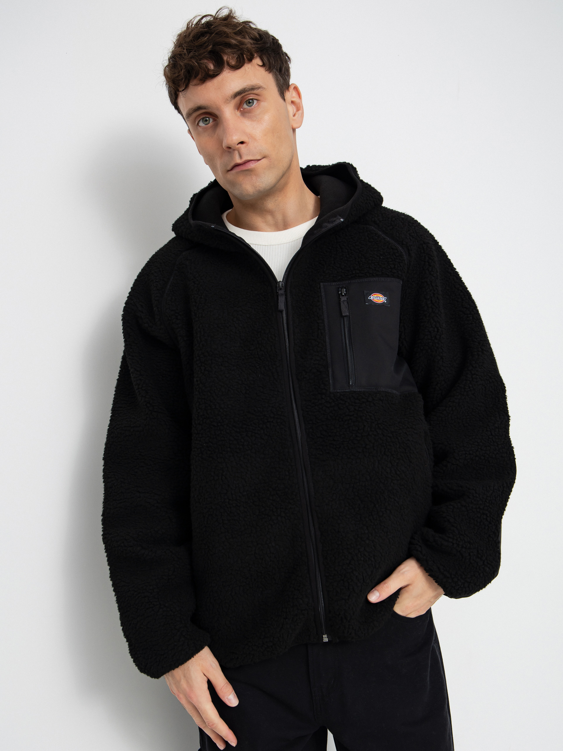 Флісовий светр Dickies Central High Pile (black)