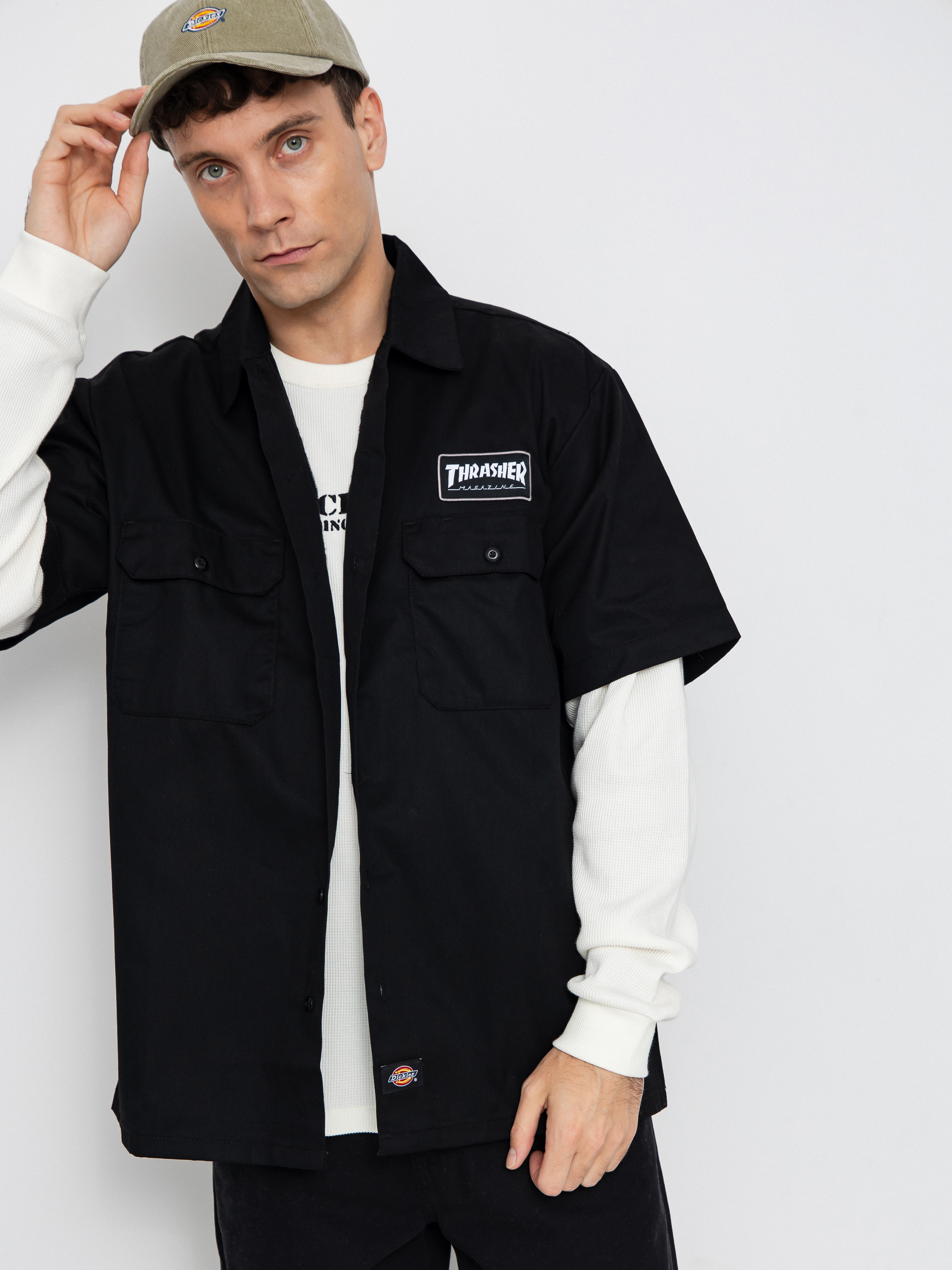 Сорочка Dickies x Thrasher Work (black)