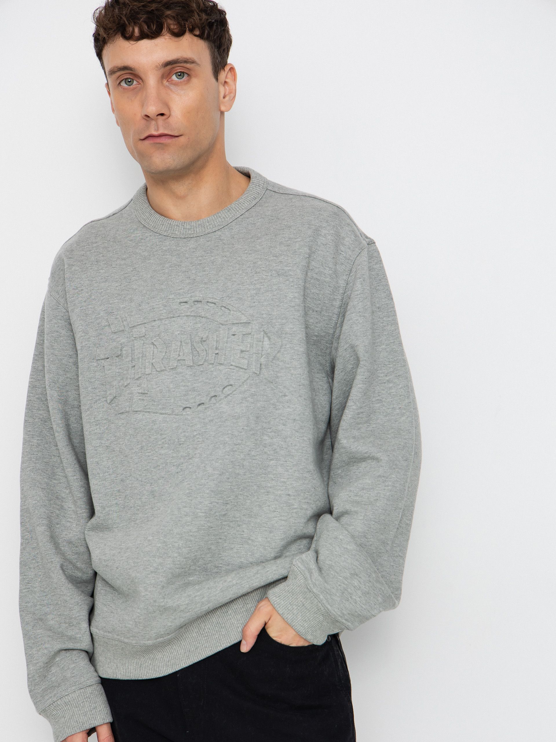 Світшот Dickies x Thrasher Sweatshirt (grey melange)